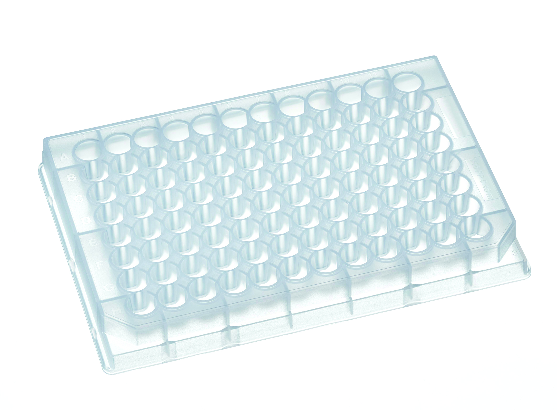 Mikrotiter plate 96 pos PP, round, V, 450ul, 20pcs