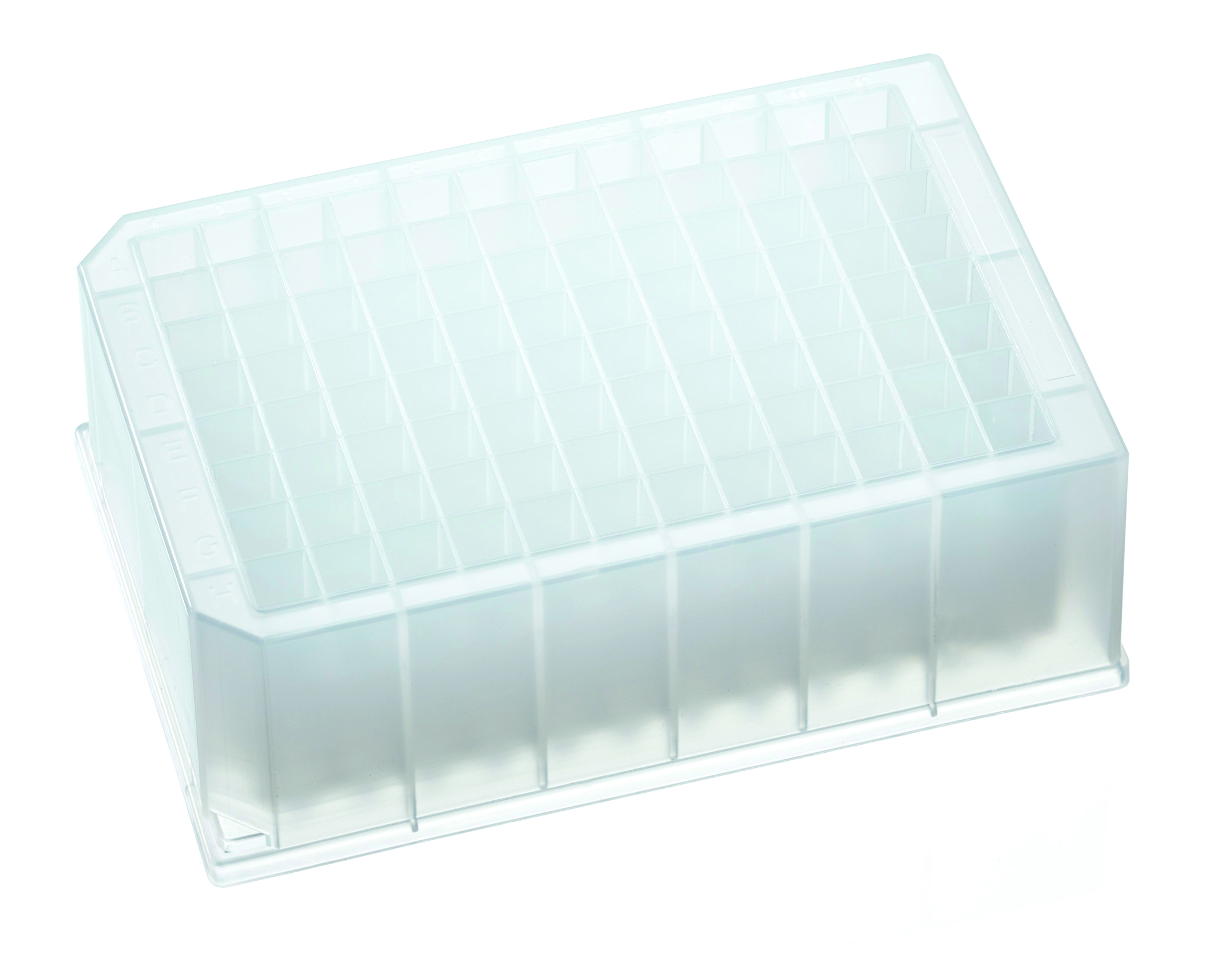 Mikrotiterplade 96 pos. PP, firkantet, 2ml, 5 stk