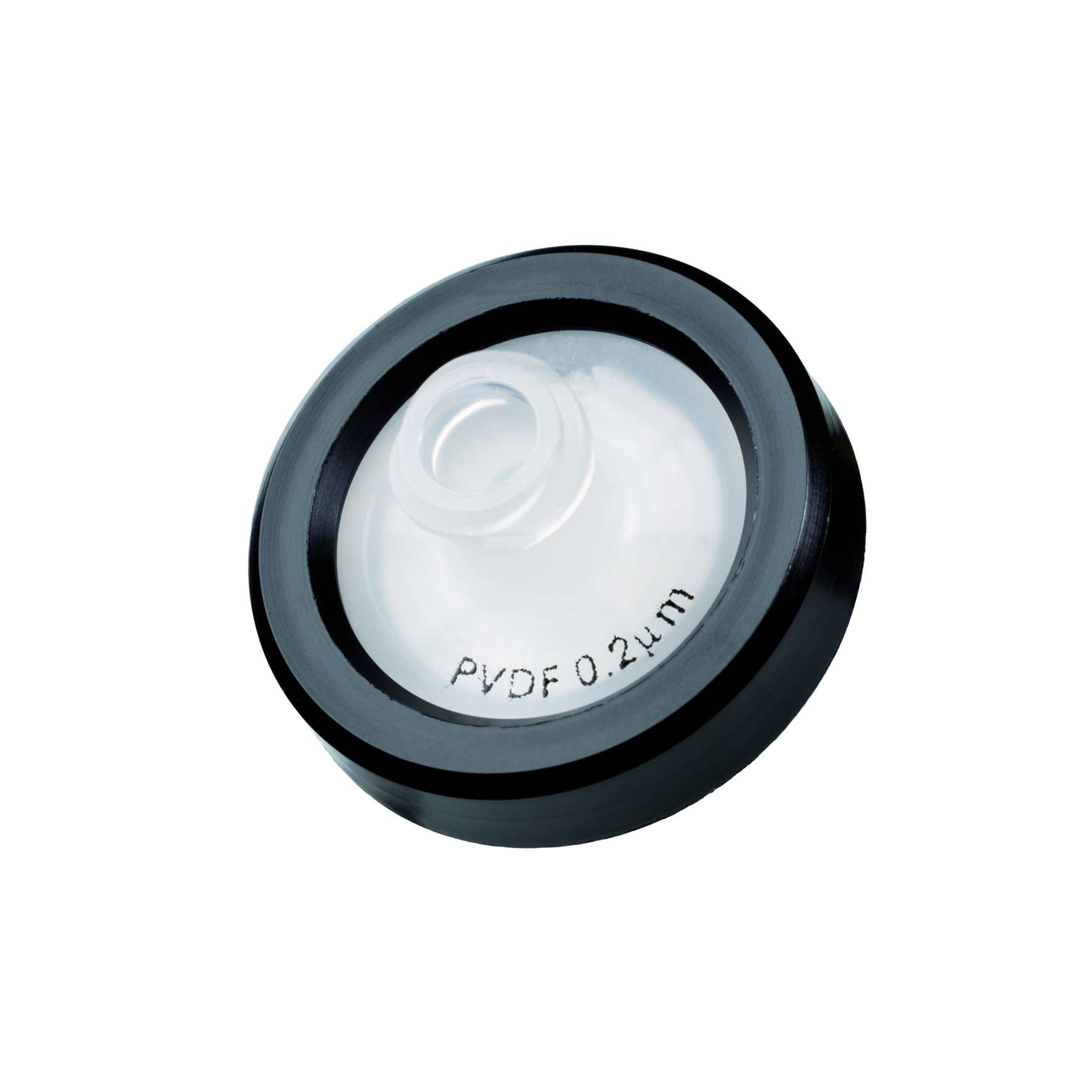 Syringe filter PVDF m/pre-f 17mm 0,2um black, 100p