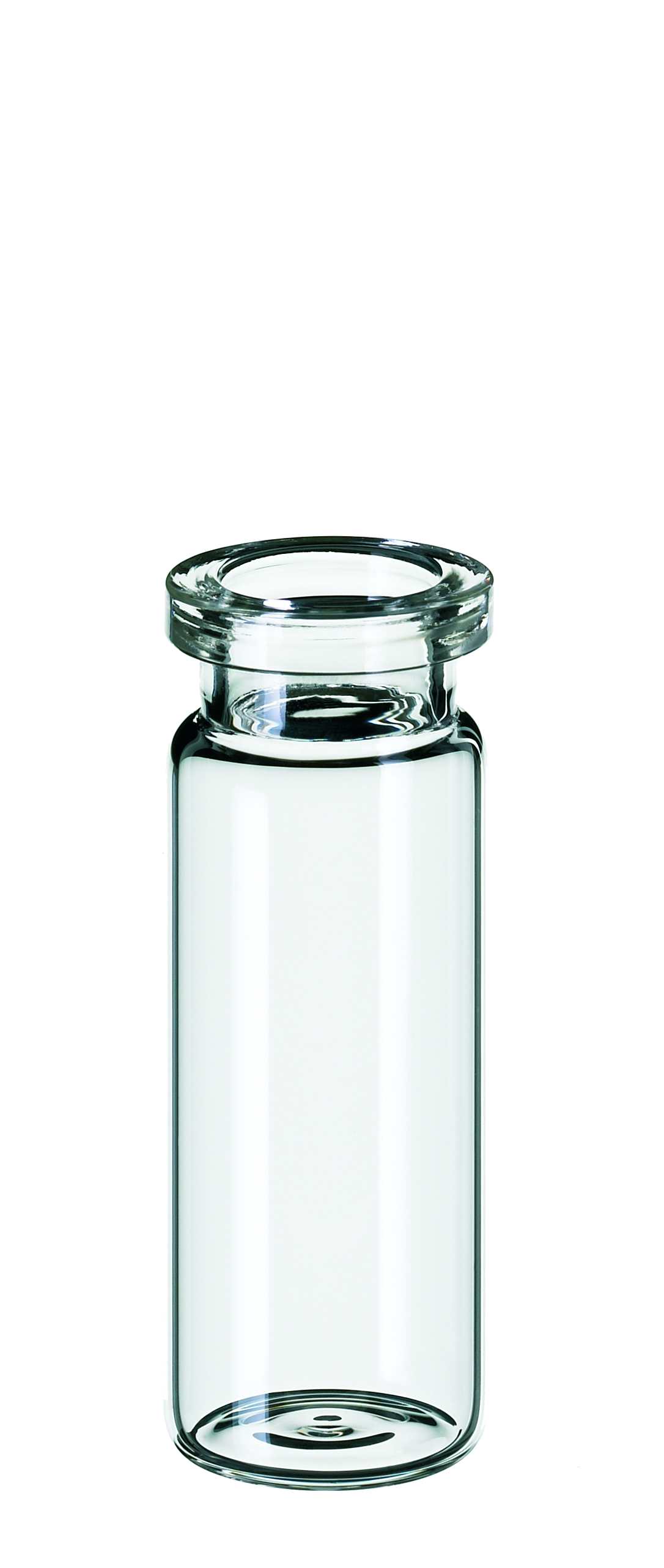 Crimp vial 10 ml 20mm neck, HS, flat bottom, 100pc