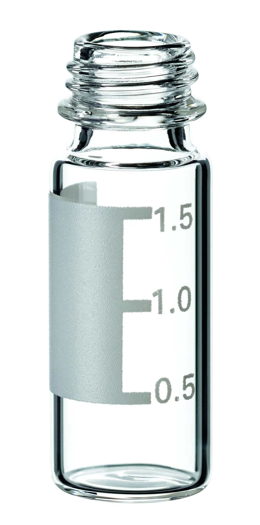 Screw cap vial 2 ml 9mm, write-on patch, G, 100 p