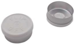 Kapsel 20mm, alu, f-o, hvid, ctr afr, 1000stk