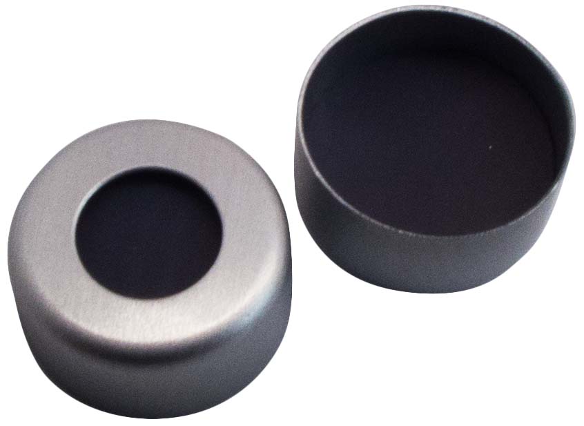 Kapsel 11mm, alu, Viton, 1,0mm, 100stk