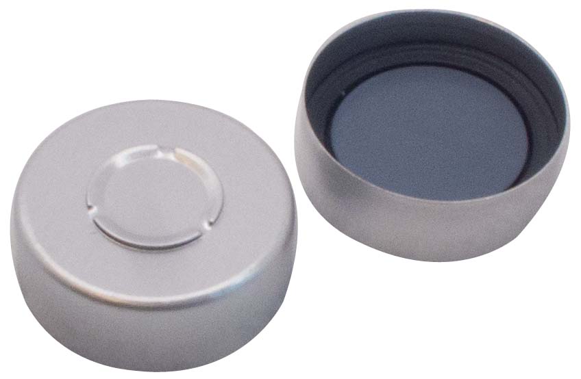 Kapsel 20mm, alu, C-T, PF, B/PTFE, 3,0mm, 100stk