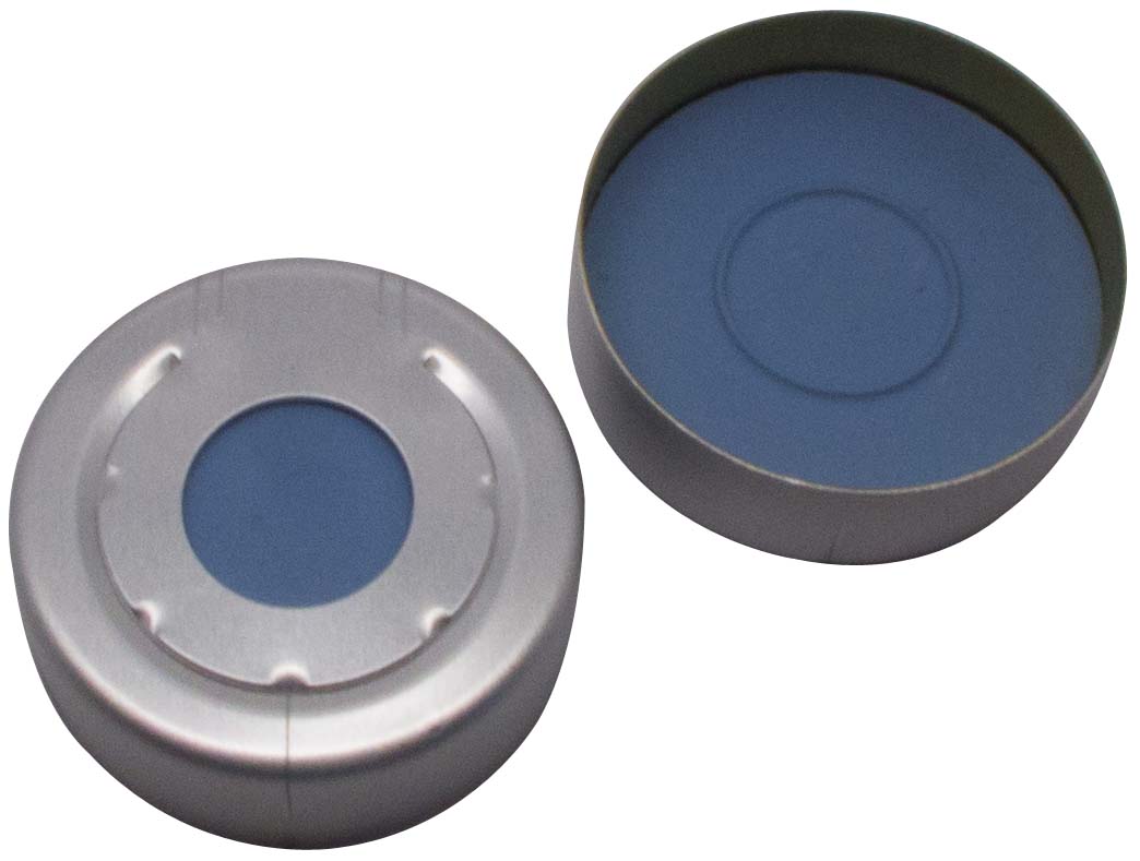 Kapsel 20mm, alu, HS, Butyl, 3,0mm, 100stk