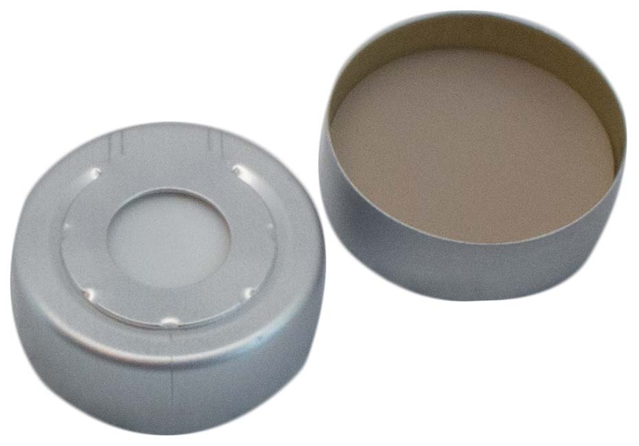 Kapsel 20mm, alu, HS, Sil/PTFE, 3,0mm, 100stk