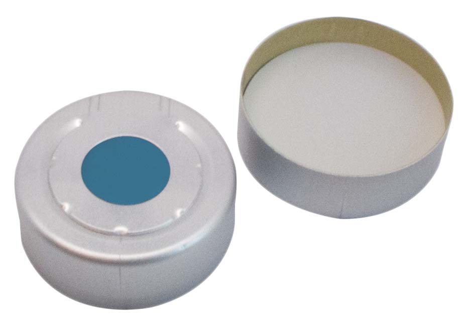 Kapsel 20mm, alu, HS, Sil/PTFE, 3,0mm, 100stk
