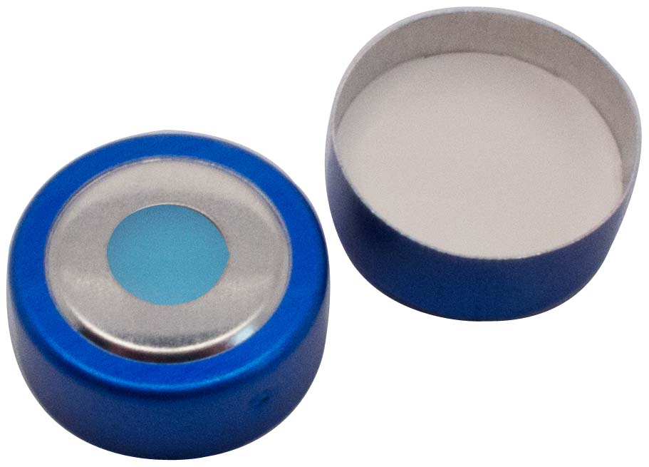 Kapsel 20mm, magn., blå, Sil/PTFE, 3,0mm, 100stk