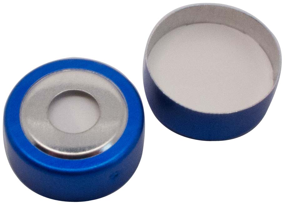 Kapsel 20mm, magn., blå, Si/PTFE HT, 3,2mm, 100stk