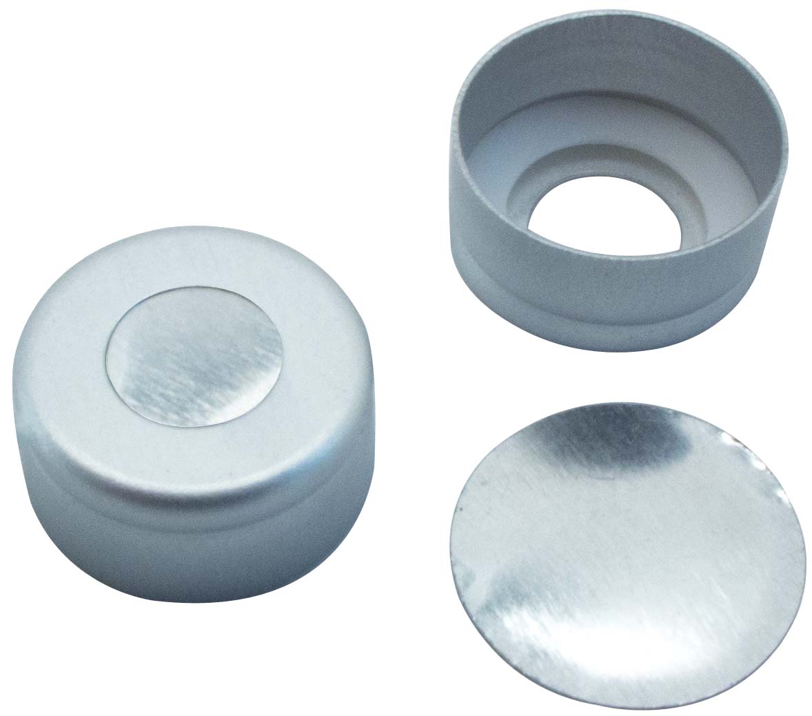 Kapsel 11mm, alu, rille, Alu/OR, 0,1mm, 100stk