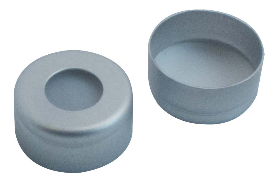 Kapsel 11mm, alu, rille, PTFE, 0,25mm, 100stk