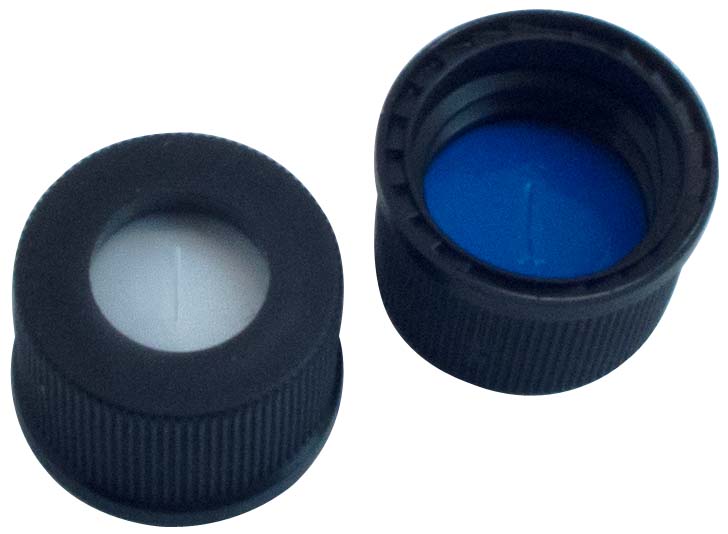 Skruelåg 13mm, m/hul, Si/PTFE, sl., 1,0mm, 100stk