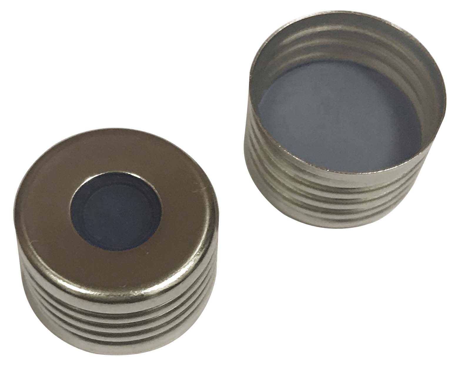 Skruelåg 18mm, magn., 18F, Sil/PTFE, 3,0mm, 100stk