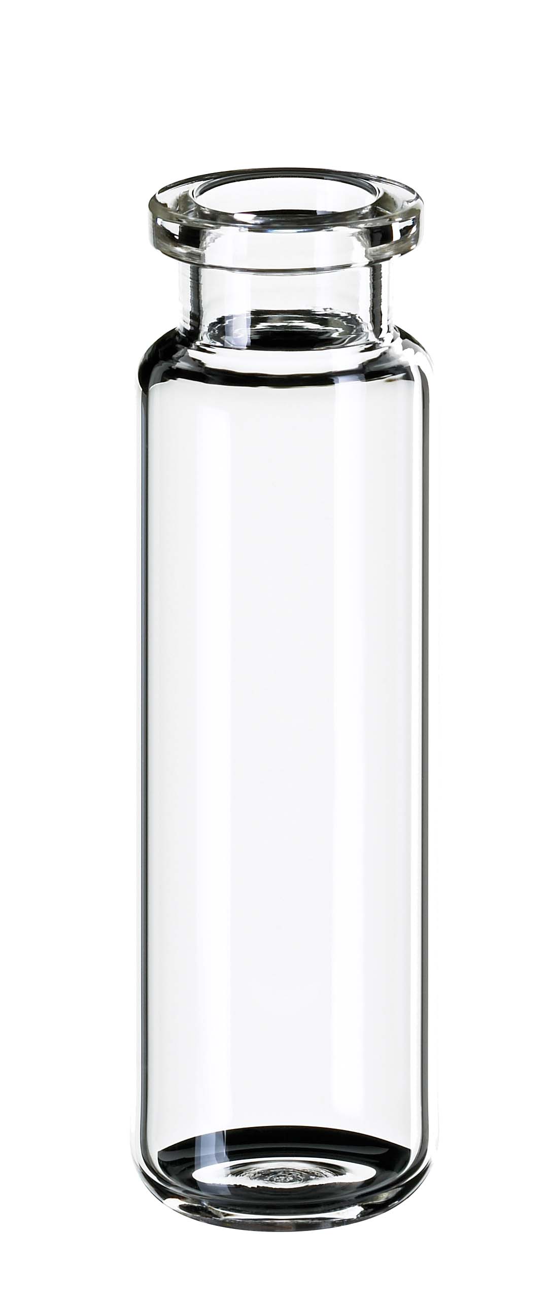 HS-vial 20ml, 20mm, klar, DIN, afr. bund, 100stk