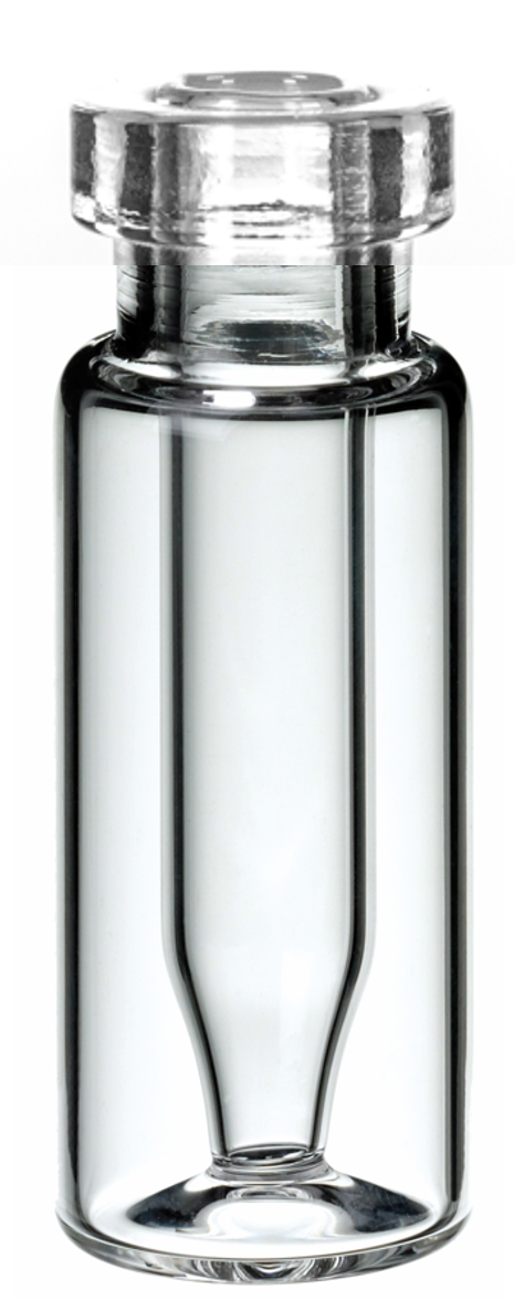 Crimp neck vial, 0,3 ml 11 mm, clear, 100pcs