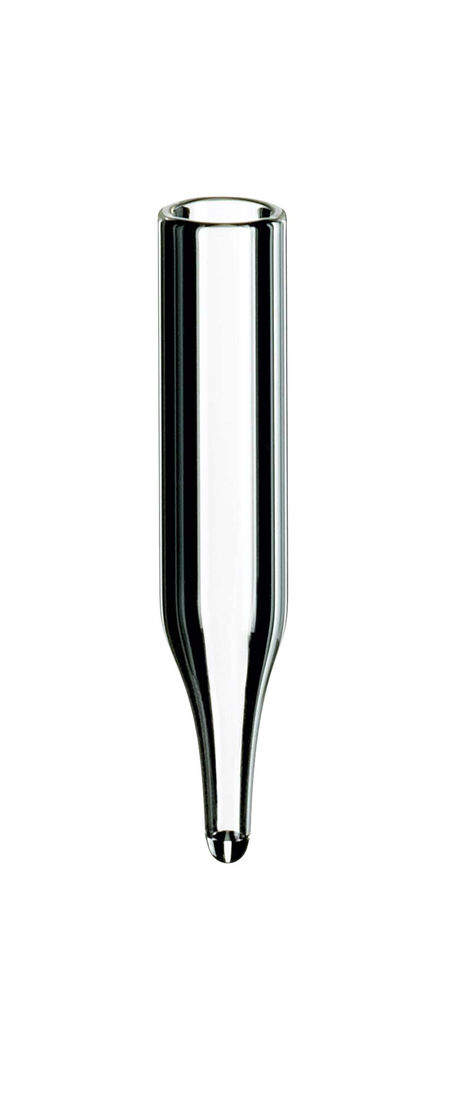 Indsats 0,3ml, 6mm, klar, 12mm spids, 100stk