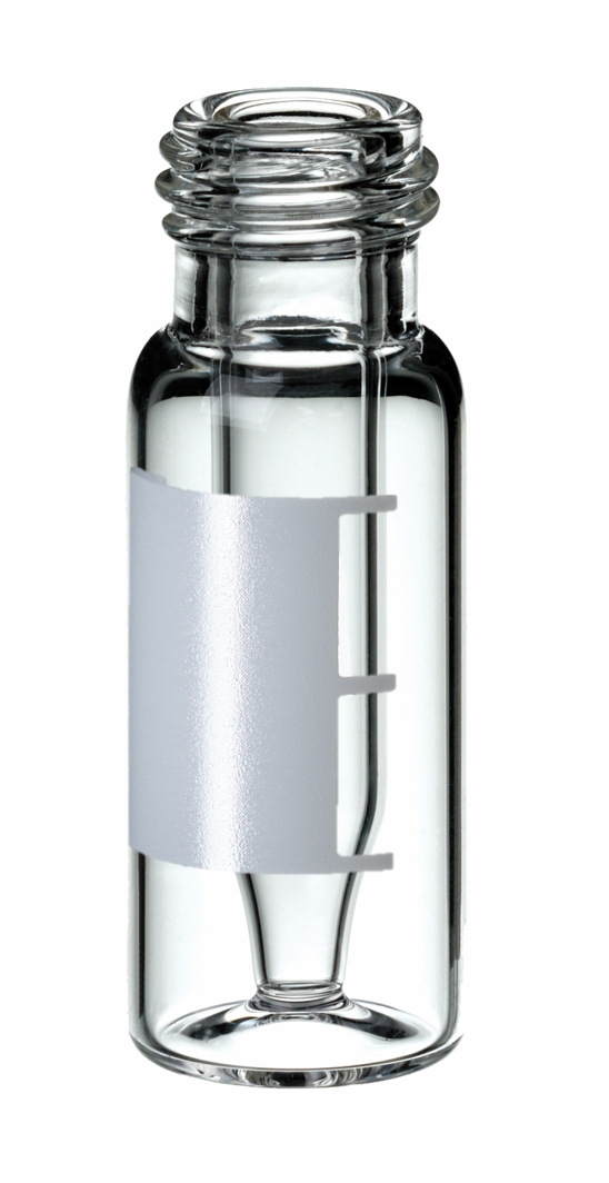 Vial med 0,3ml inds., ND9, klar, lb/s, BB, 100stk