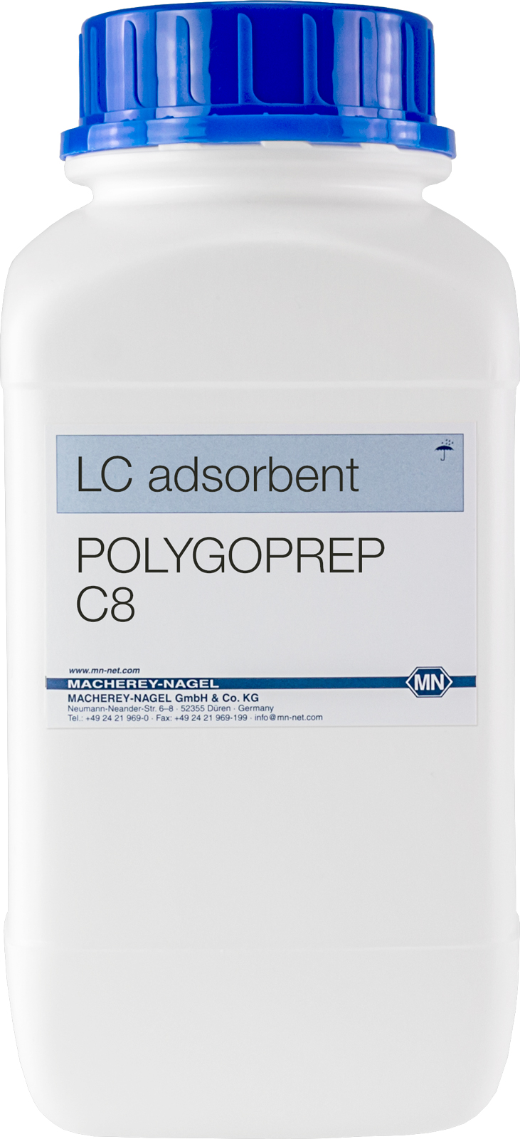 POLYGOPREP 60-50 C8, 100 g i glasbeholder