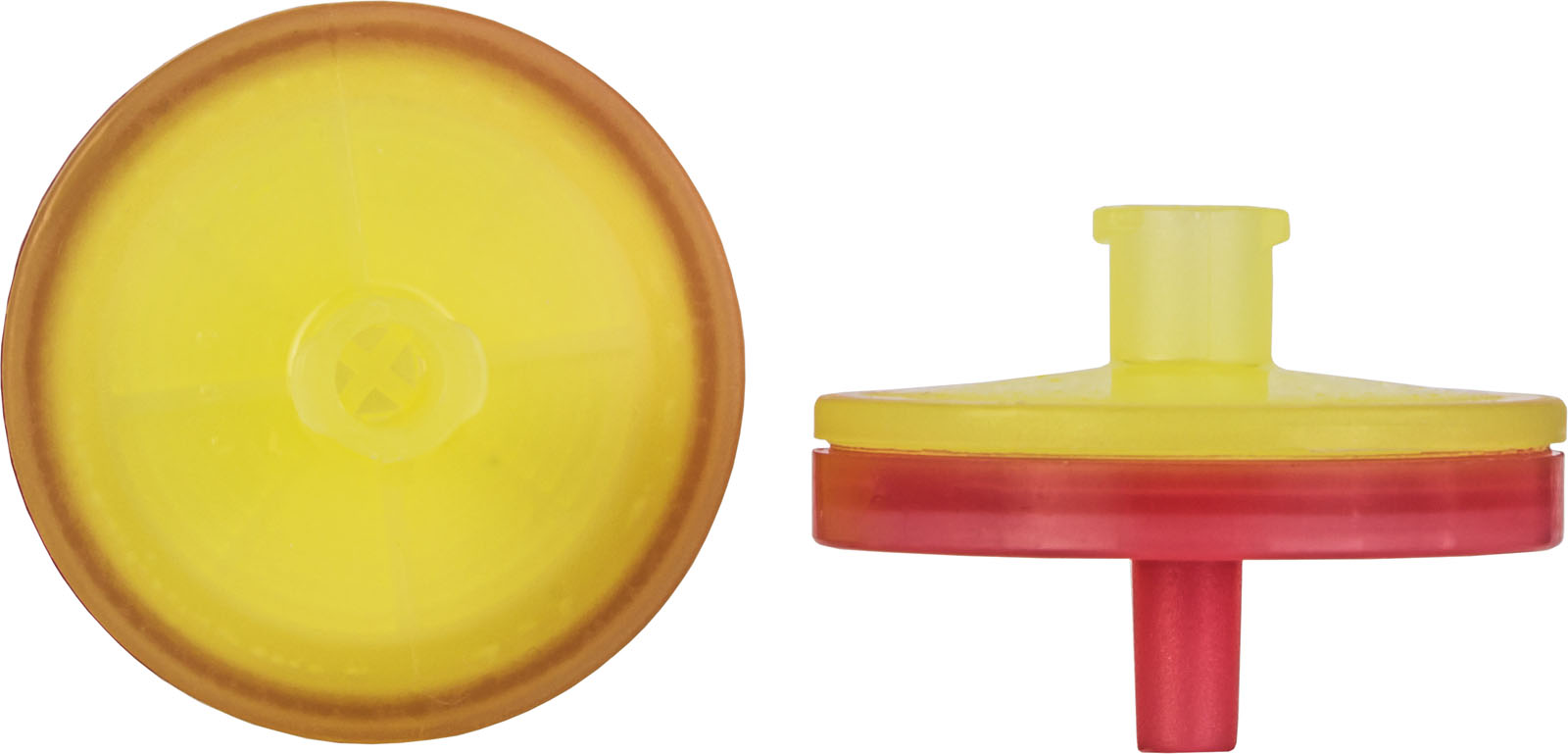 Sprøjtefilter CHROMAFIL, CA-20/25 gul/rød, 100 stk