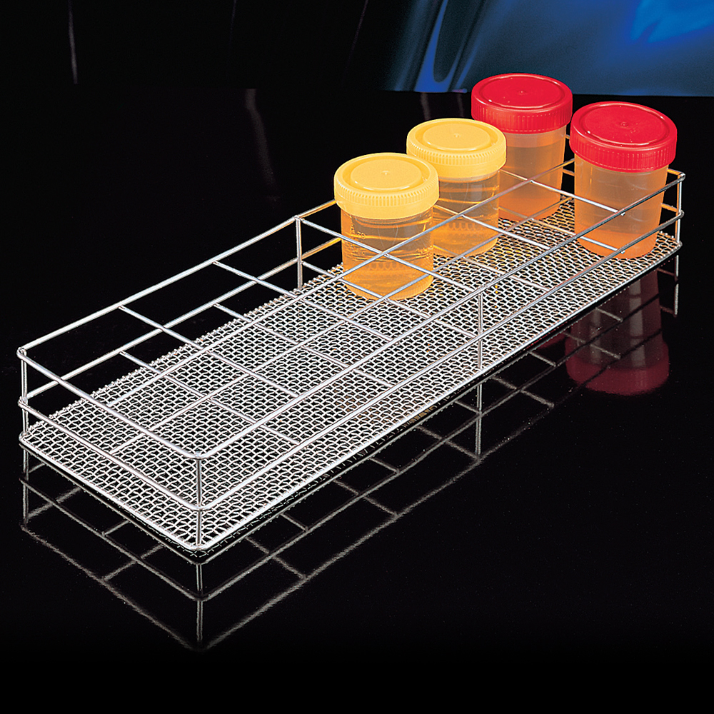 Steel rack for 12 pcs. 58 mm tubes (6 x 2) Autoclavable