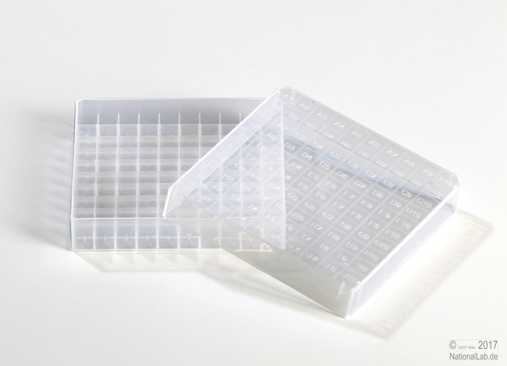 EPPi Cryobox 0.5, 10x10, natur, 34 mm, PP