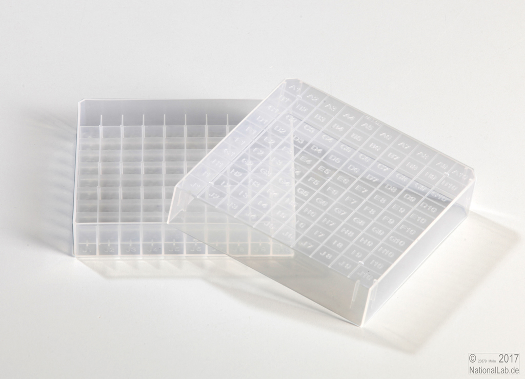 EPPi Cryobox 1.0, 10x10, natur, 40 mm, PP