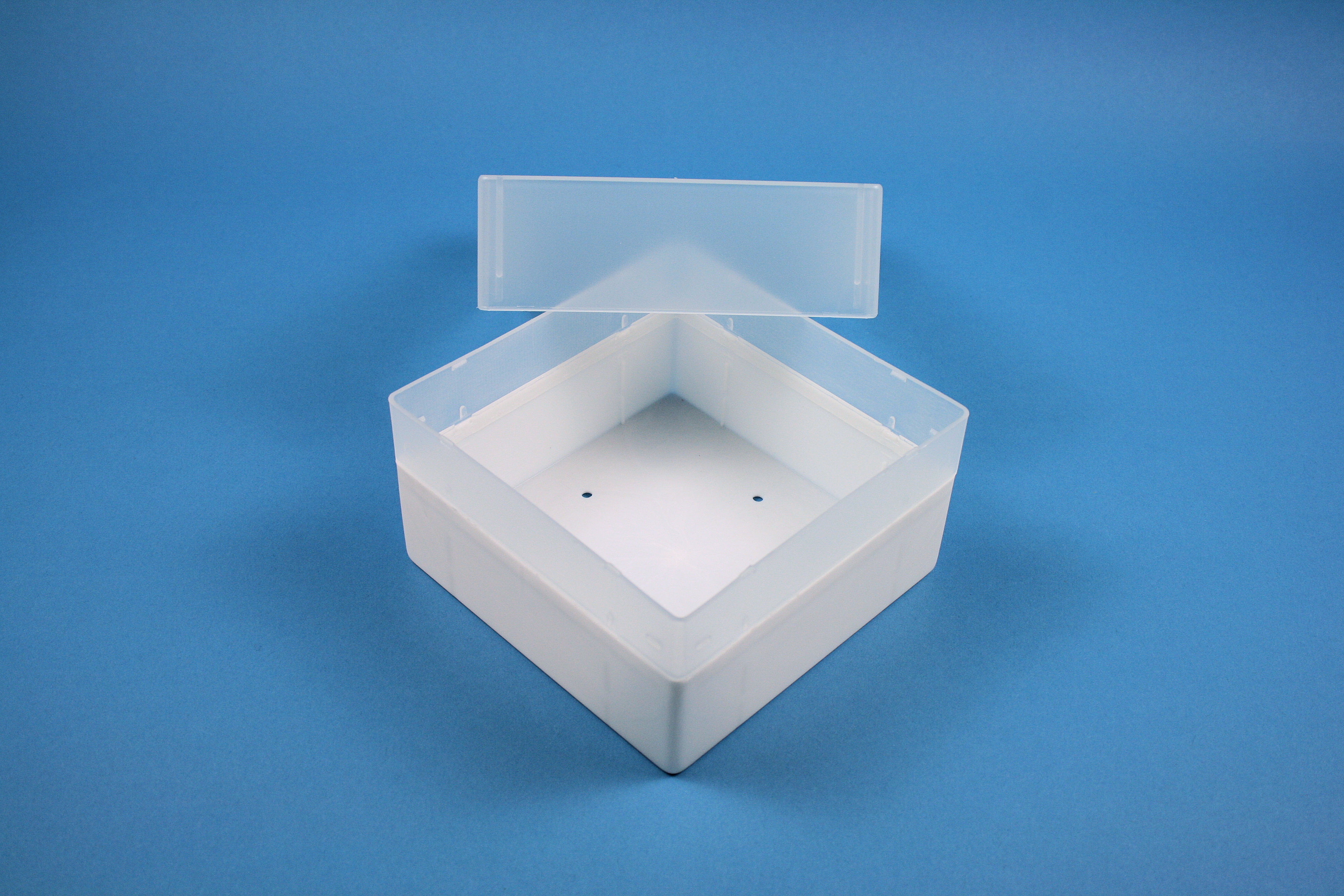 EPPi Box 102, 1x1, PP, hvid, 102mm, fast