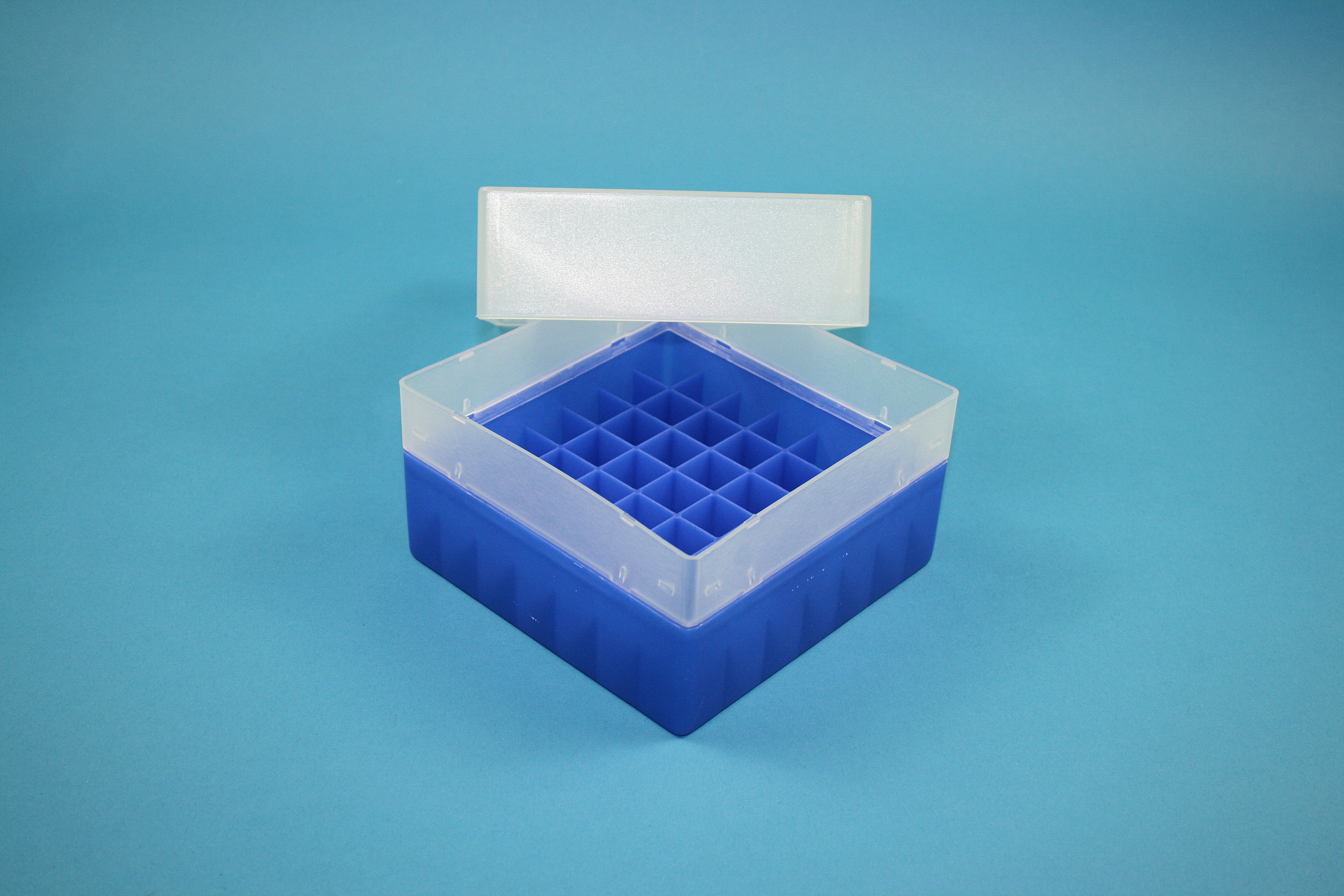 EPPi Box 102, 7x7, n-blå, 102mm, fast, PP, 16,5mm