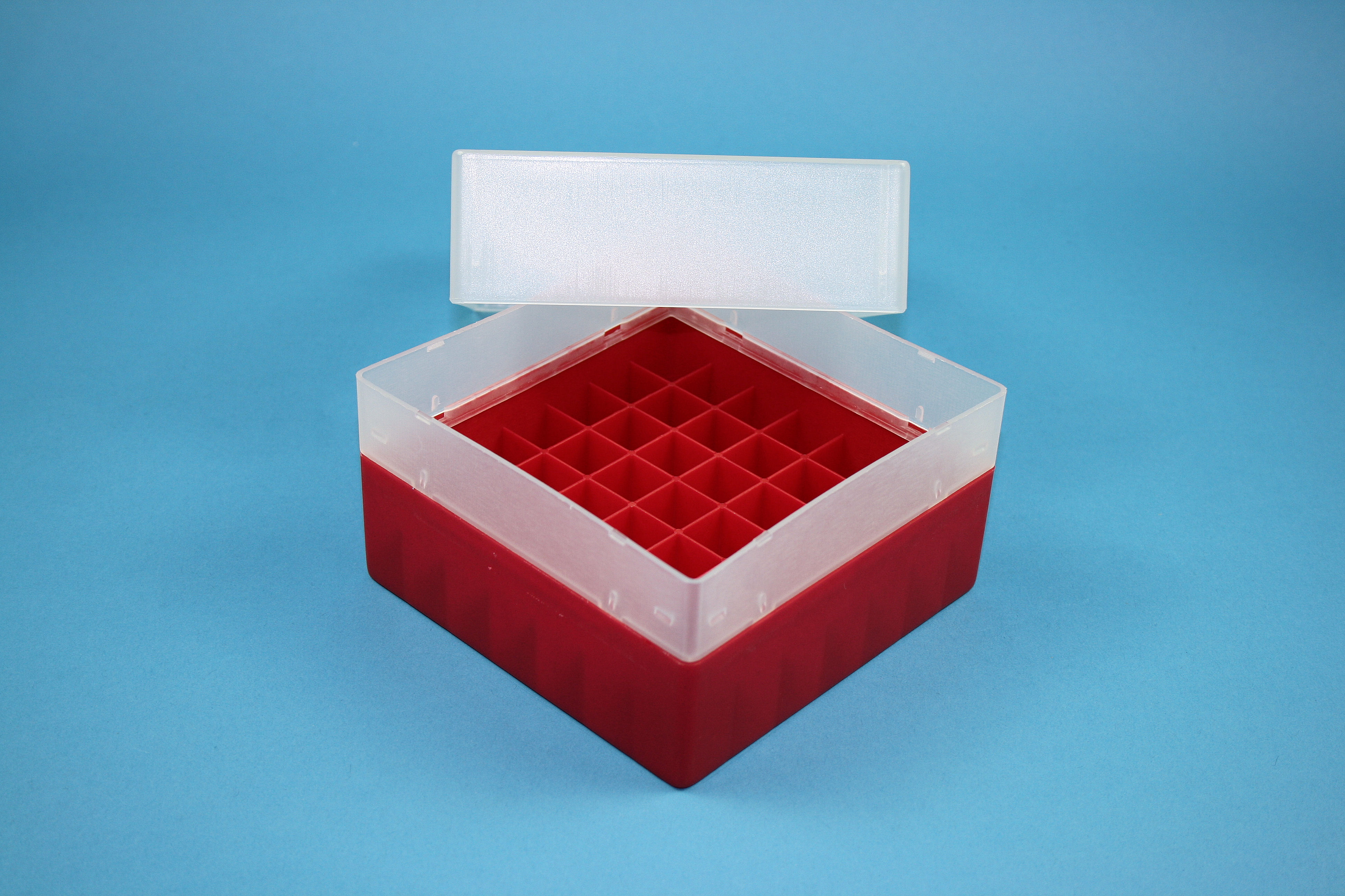 EPPi Box 102, 7x7, rød, 102mm, fast, PP, 16,5mm