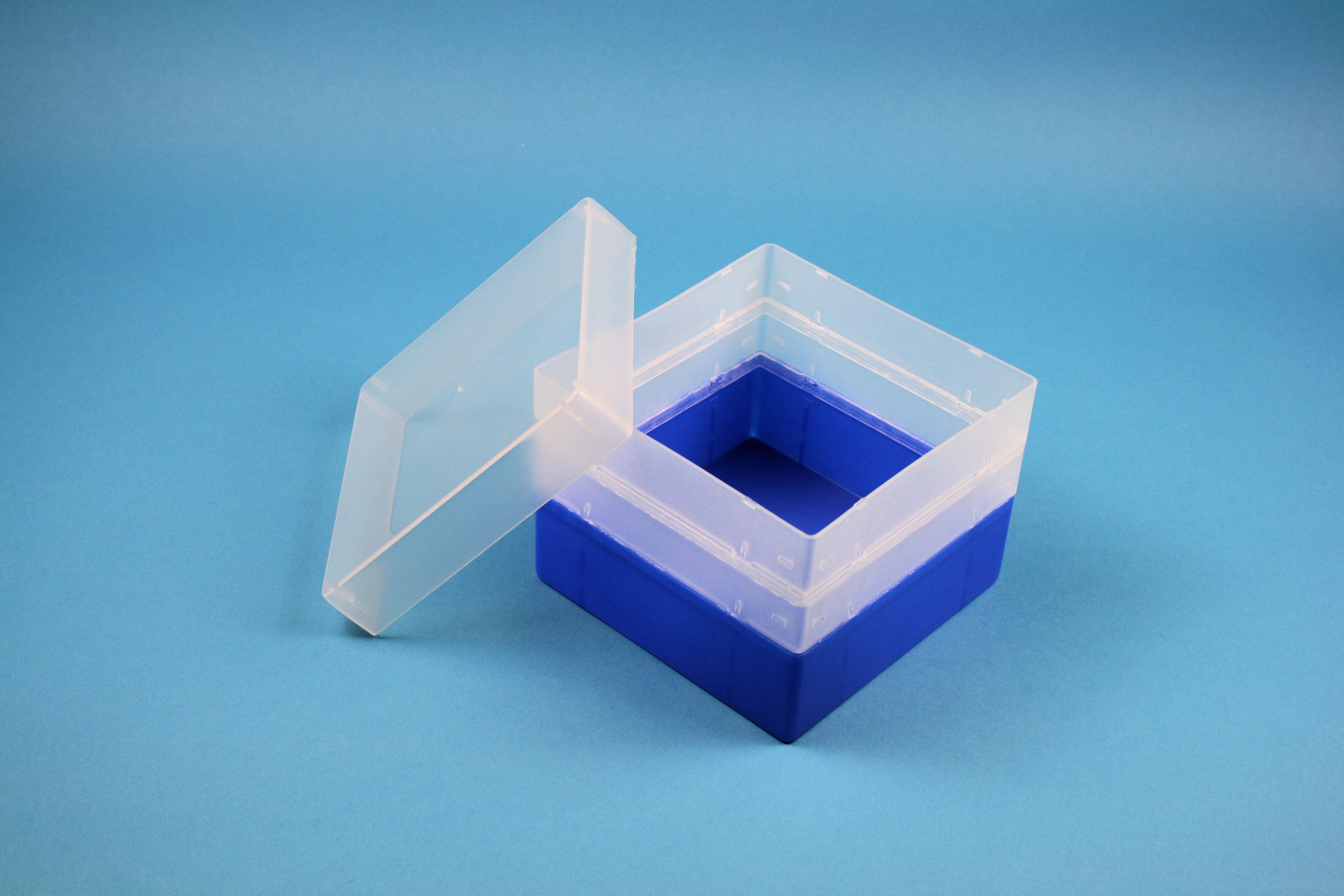 EPPi Box 105, 1x1, PP, n-blå, 105mm, fast