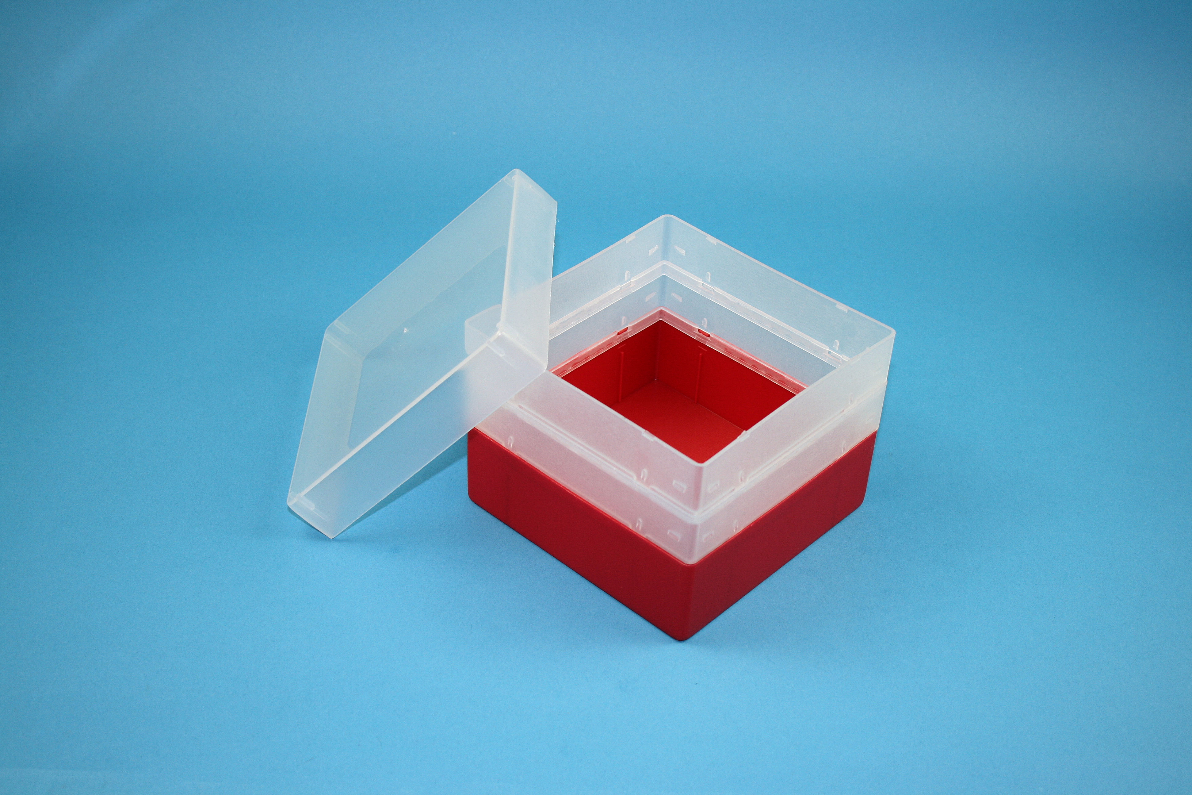 EPPi Box 105, 1x1, PP, rød, 105mm, fast