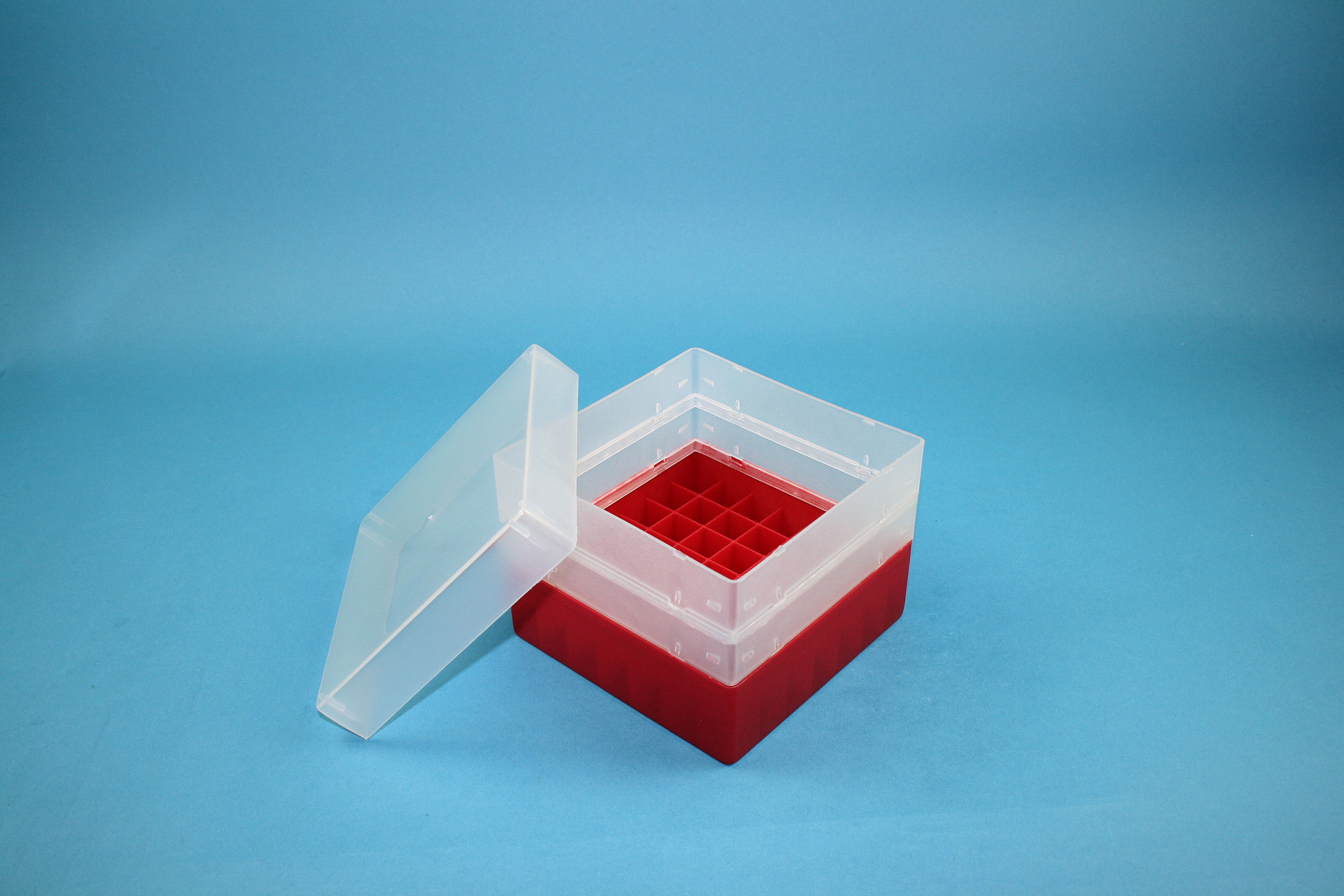 EPPi Box 105, 7x7, rød, 105mm, fast, PP, 16,5mm