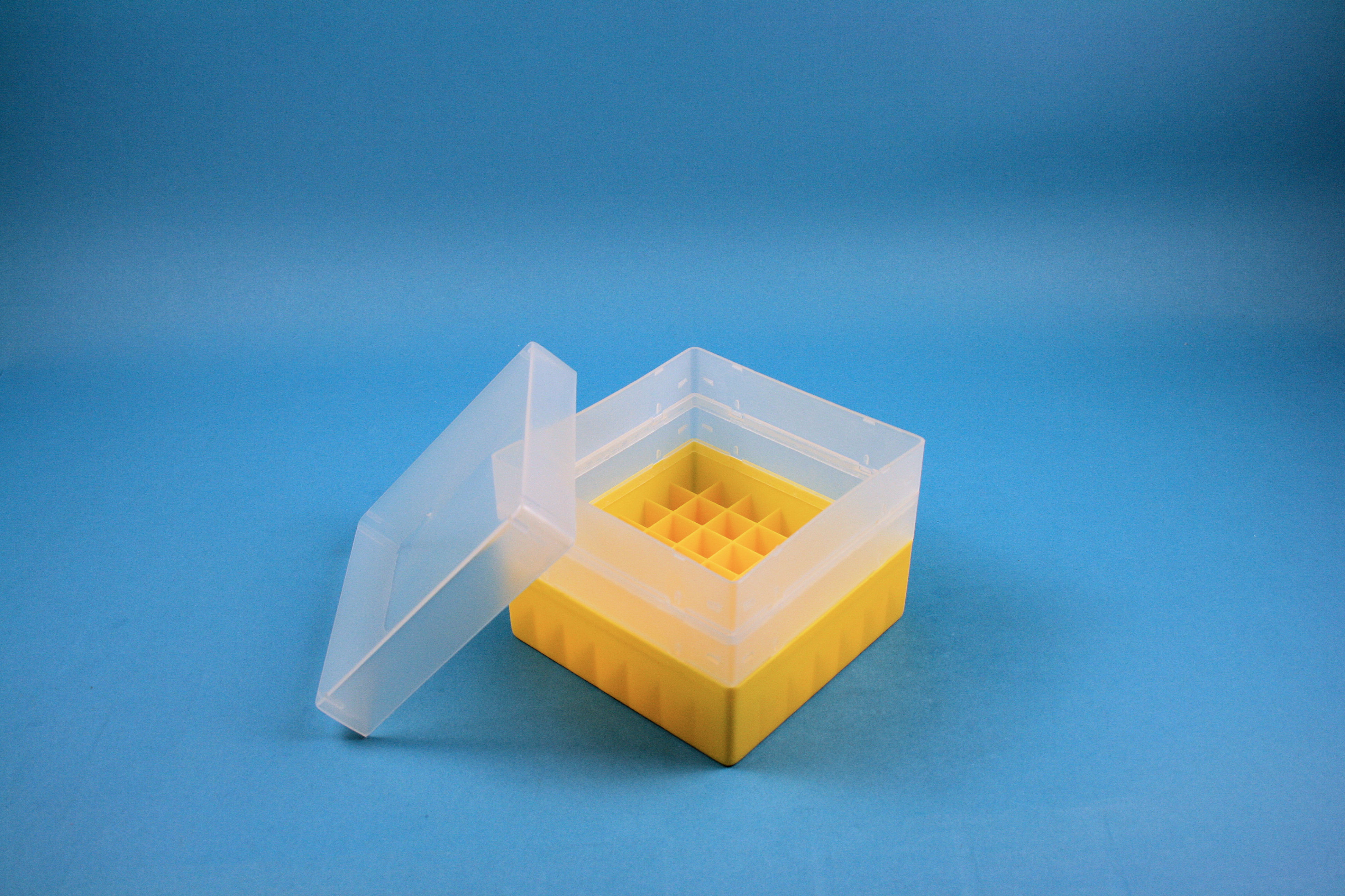 EPPi Box 105, 7x7, gul, 105mm, fast, PP, 16,5mm