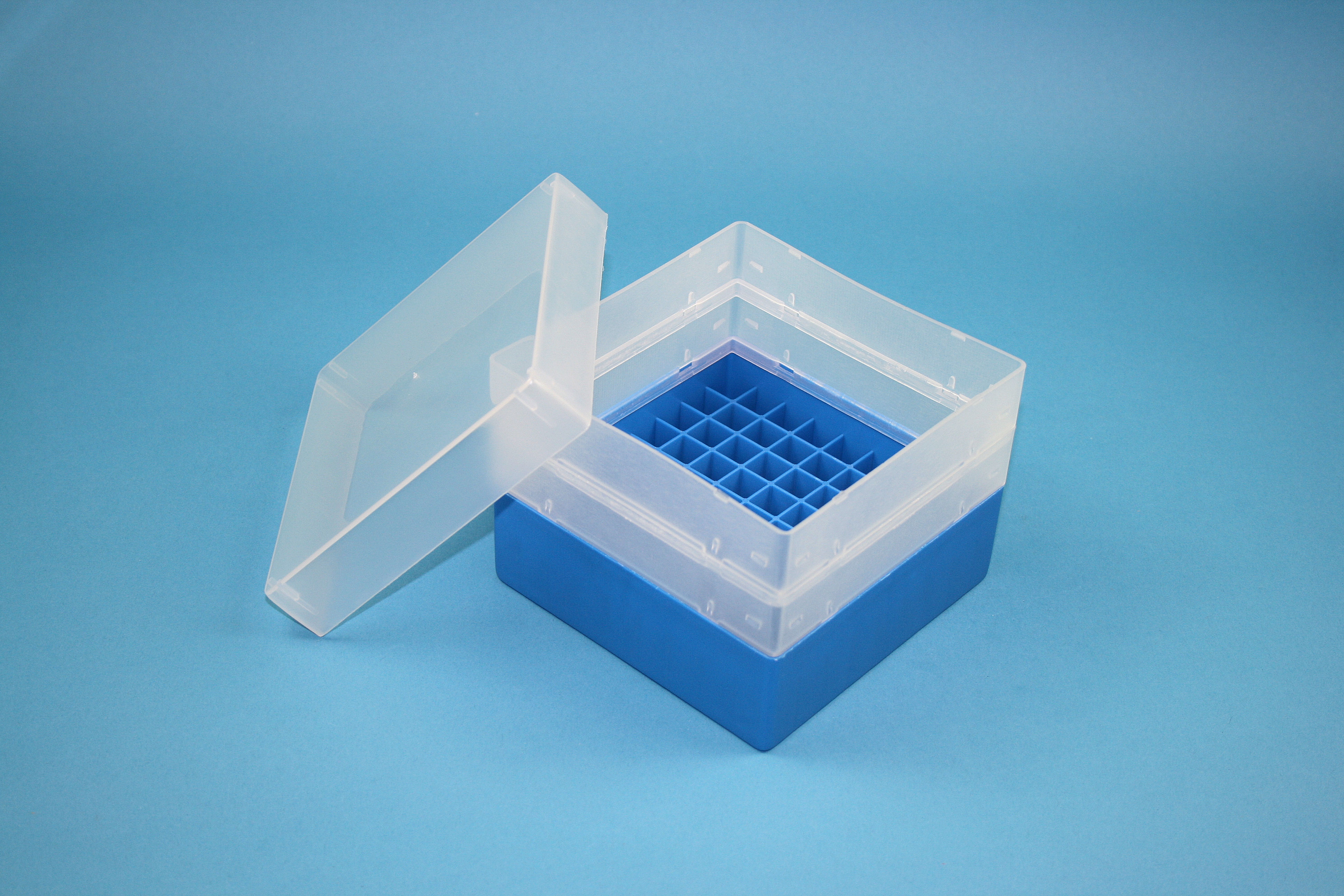 EPPi Box 105, 9x9, blå, 105mm, fast, PP, 12,5mm