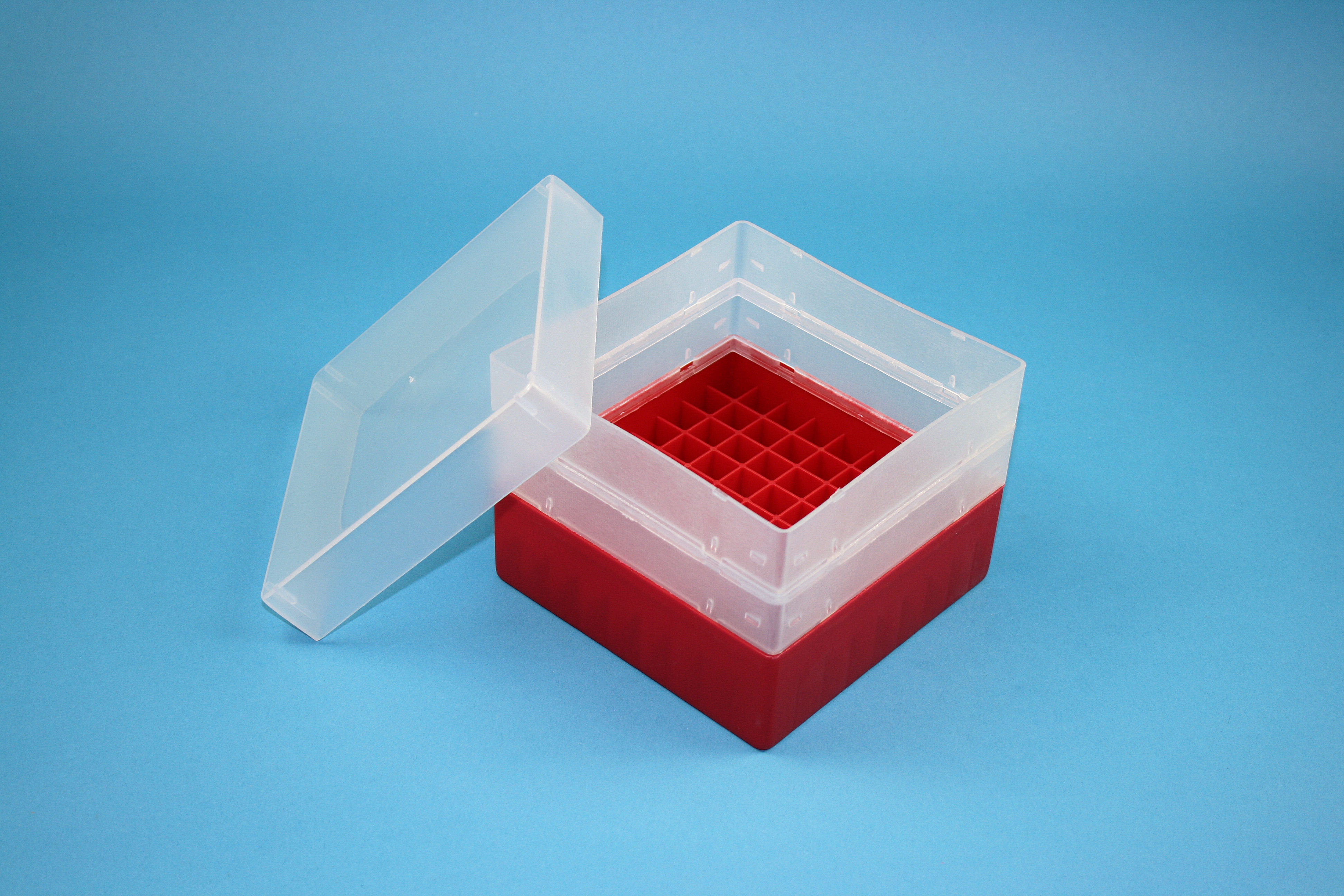 EPPi Box 105, 9x9, rød, 105mm, fast, PP, 12,5mm