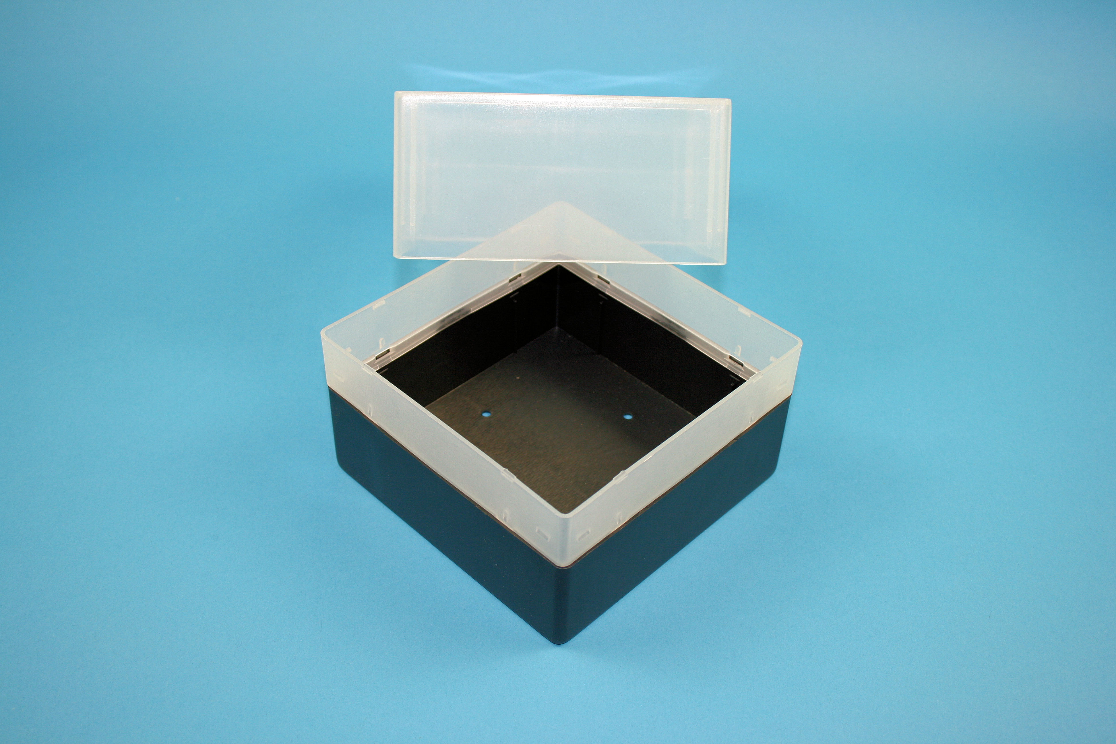 EPPi Box 122, 1x1, PP, sort, 122mm, fast