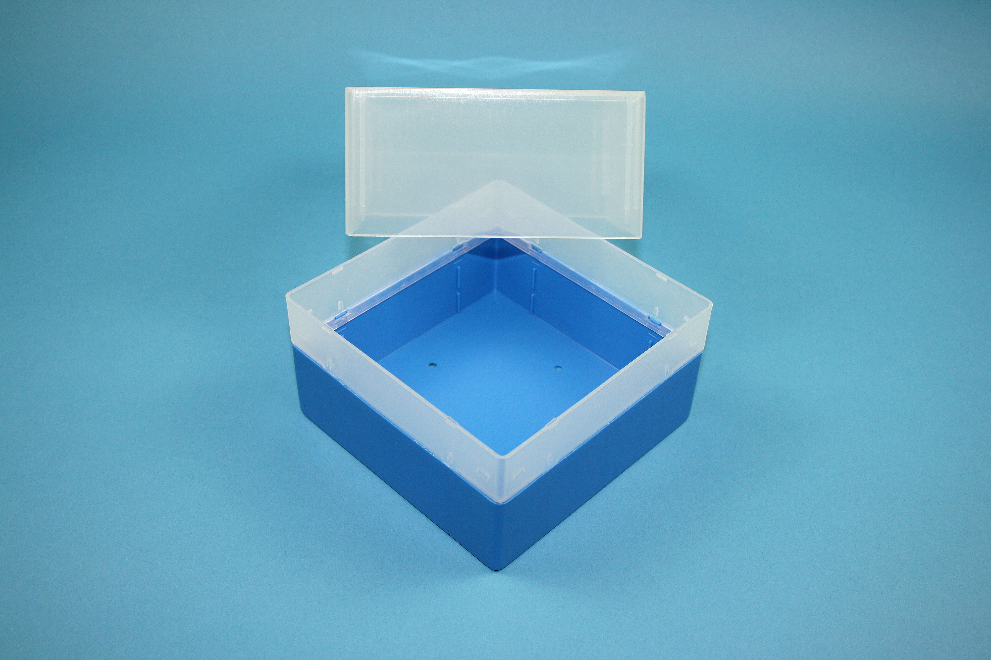 EPPi Box 122, 1x1, PP, blå, 122mm, fast