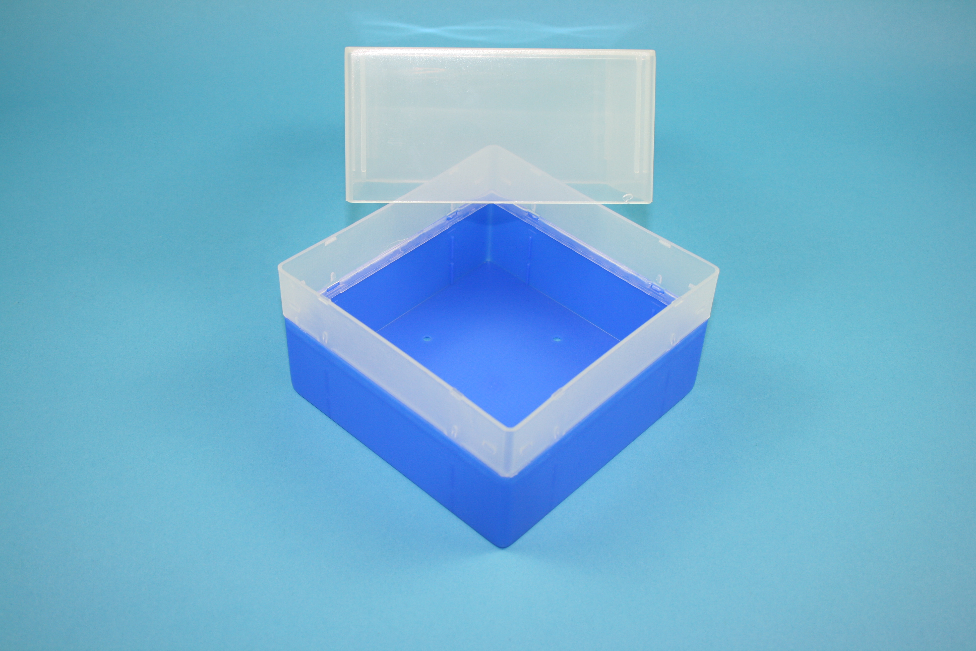 EPPi Box 122, 1x1, PP, n-blå, 122mm, fast