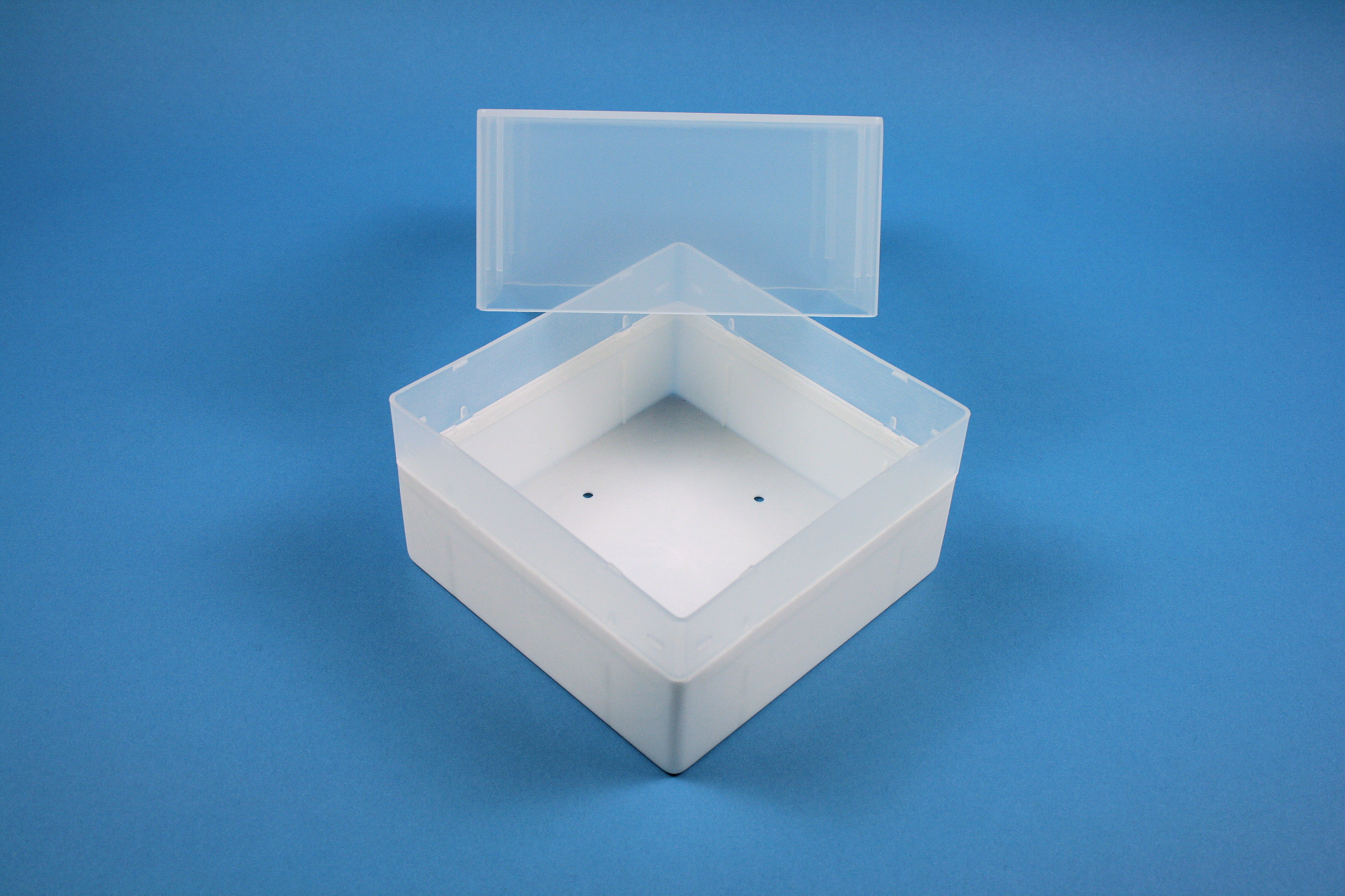 EPPi Box 122, 1x1, PP, hvid, 122mm, fast