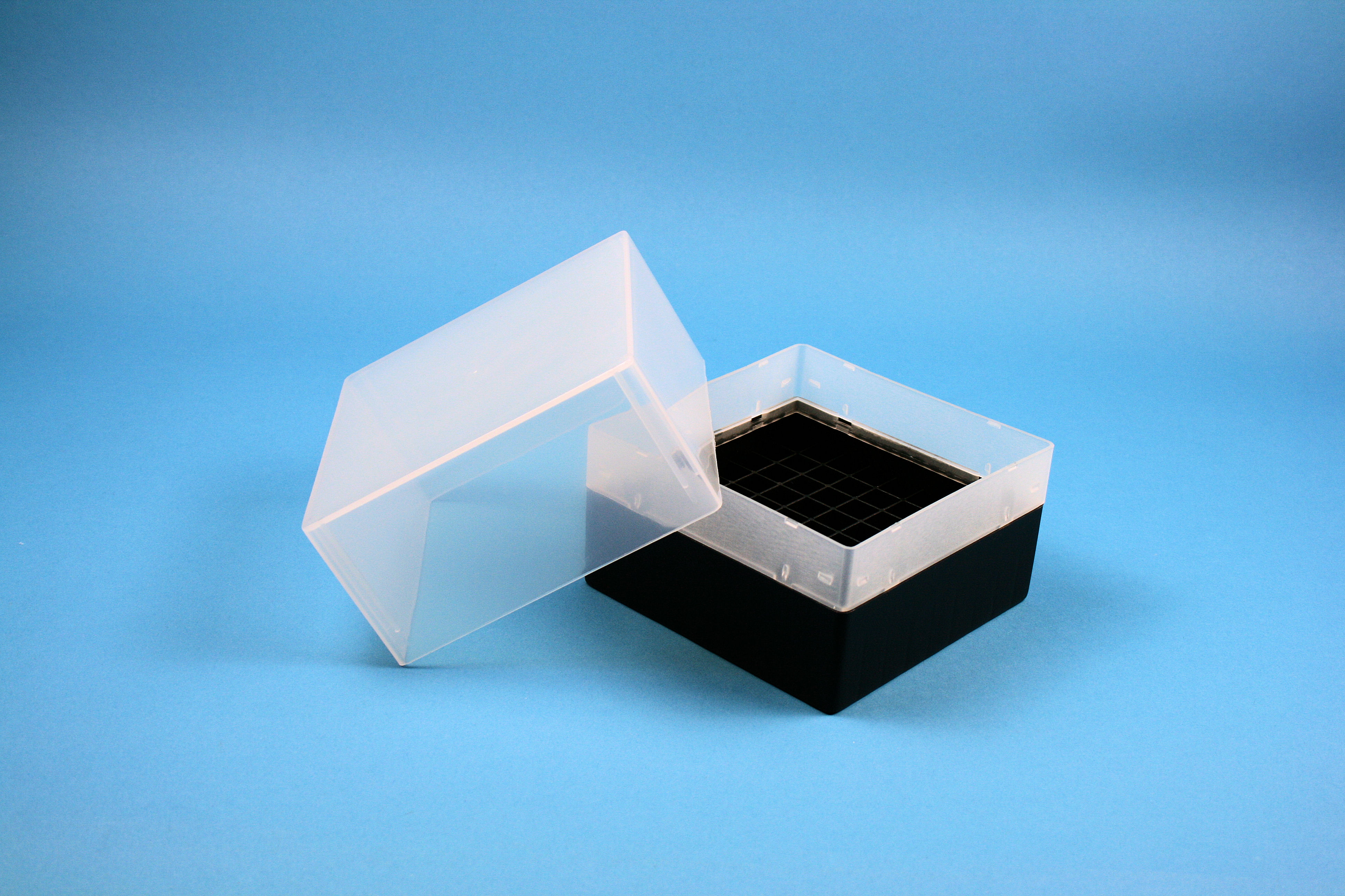 EPPi Box 122, 9x9, sort, 122mm, fast, PP, 12,5mm