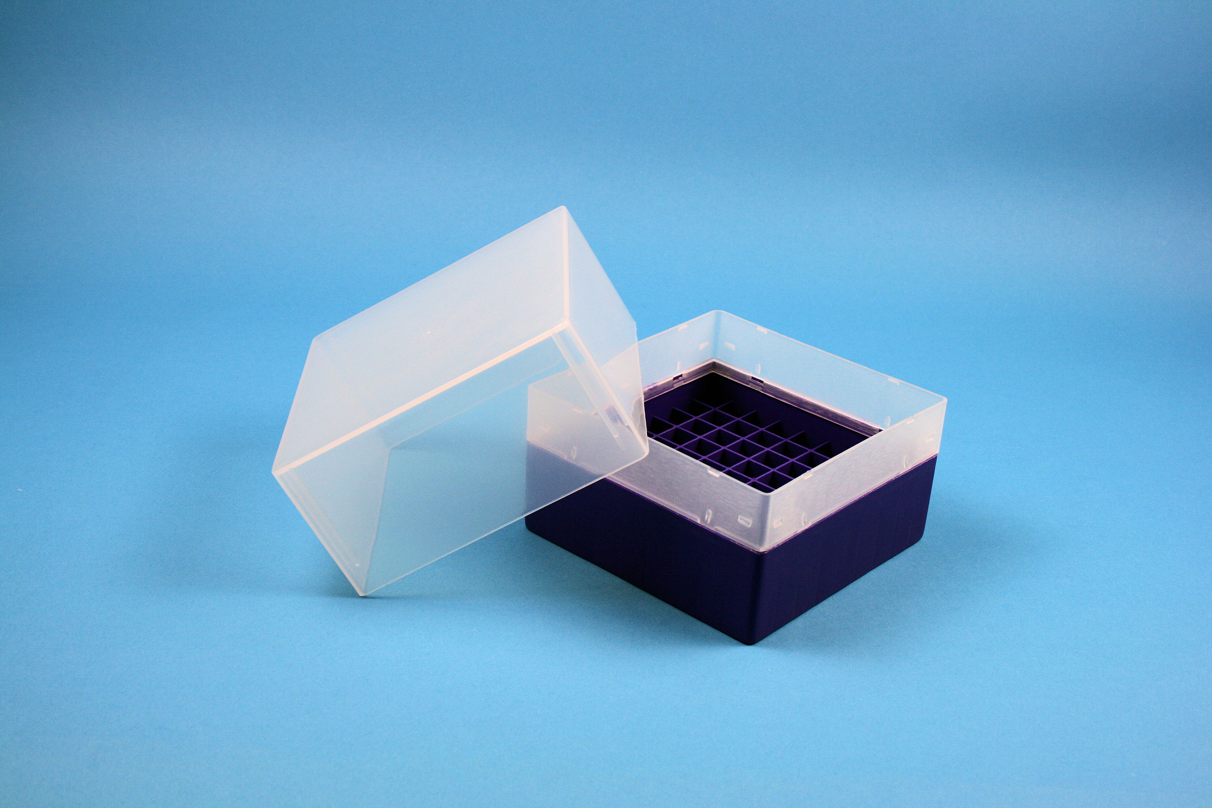 EPPi Box 122, 9x9, lilla, 122mm, fast, PP, 12,5mm