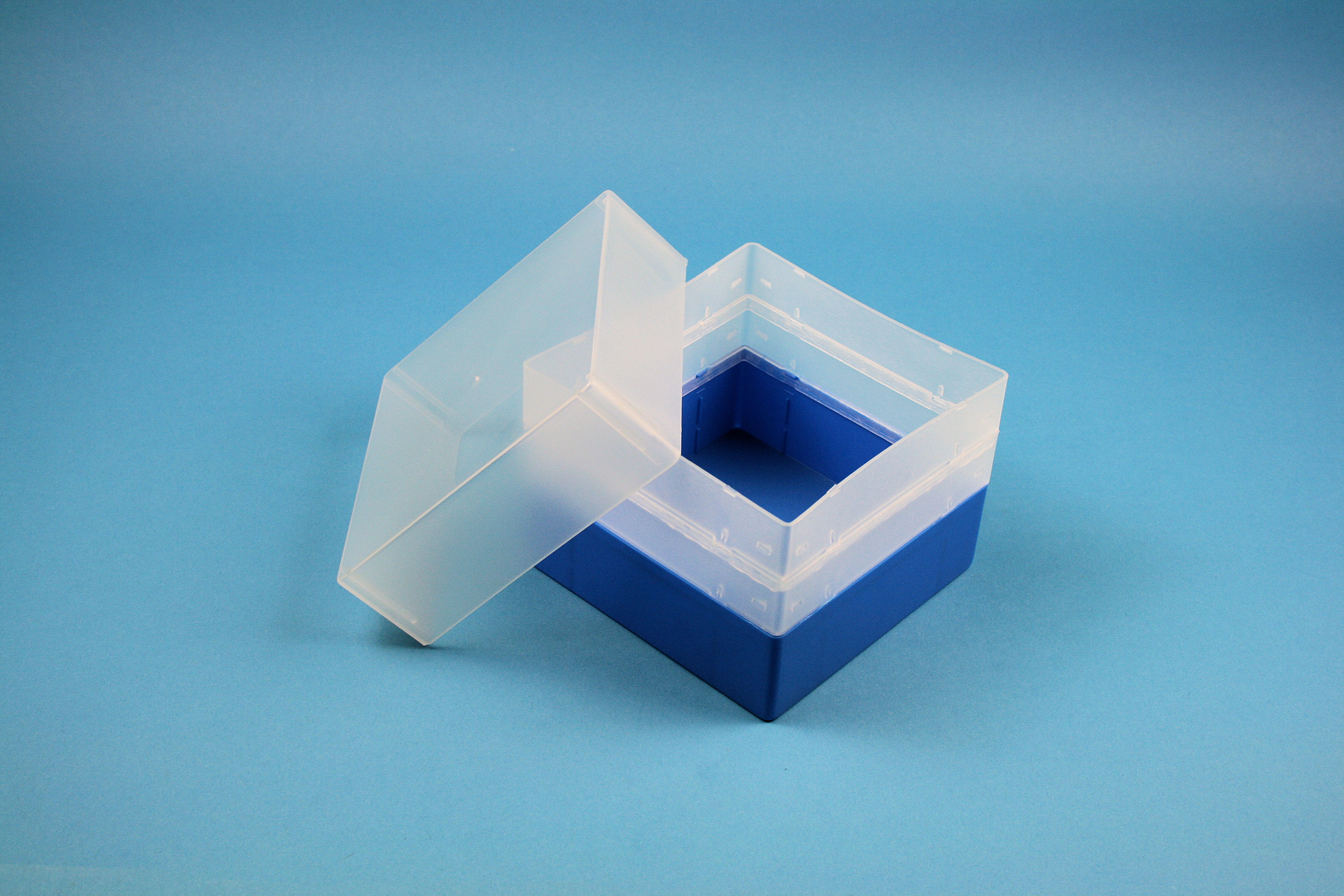 EPPi Box 128, 1x1, PP, blå, 128mm, fast