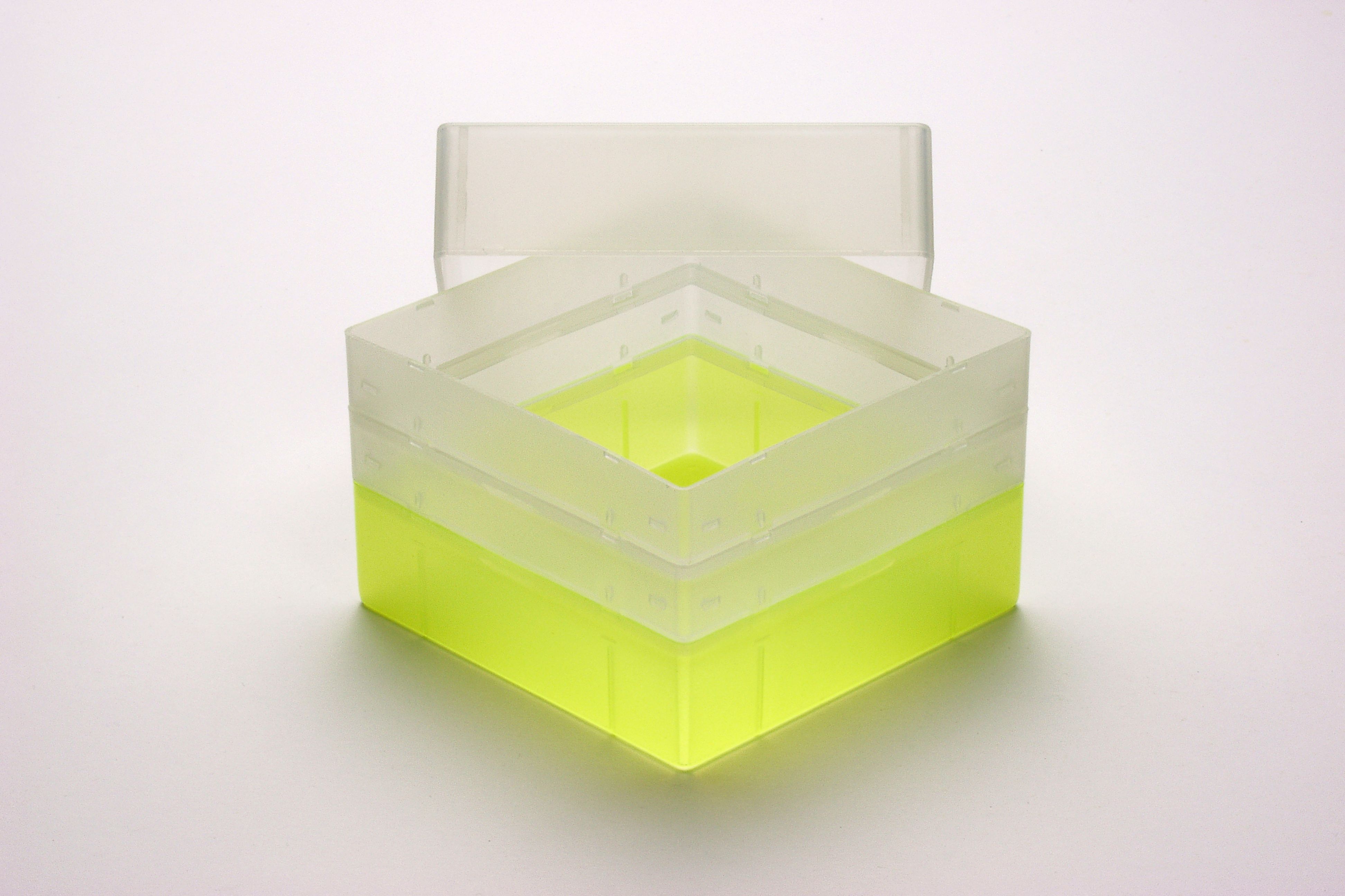 EPPi Box 128, 1x1, PP, n-gul, 128mm, fast