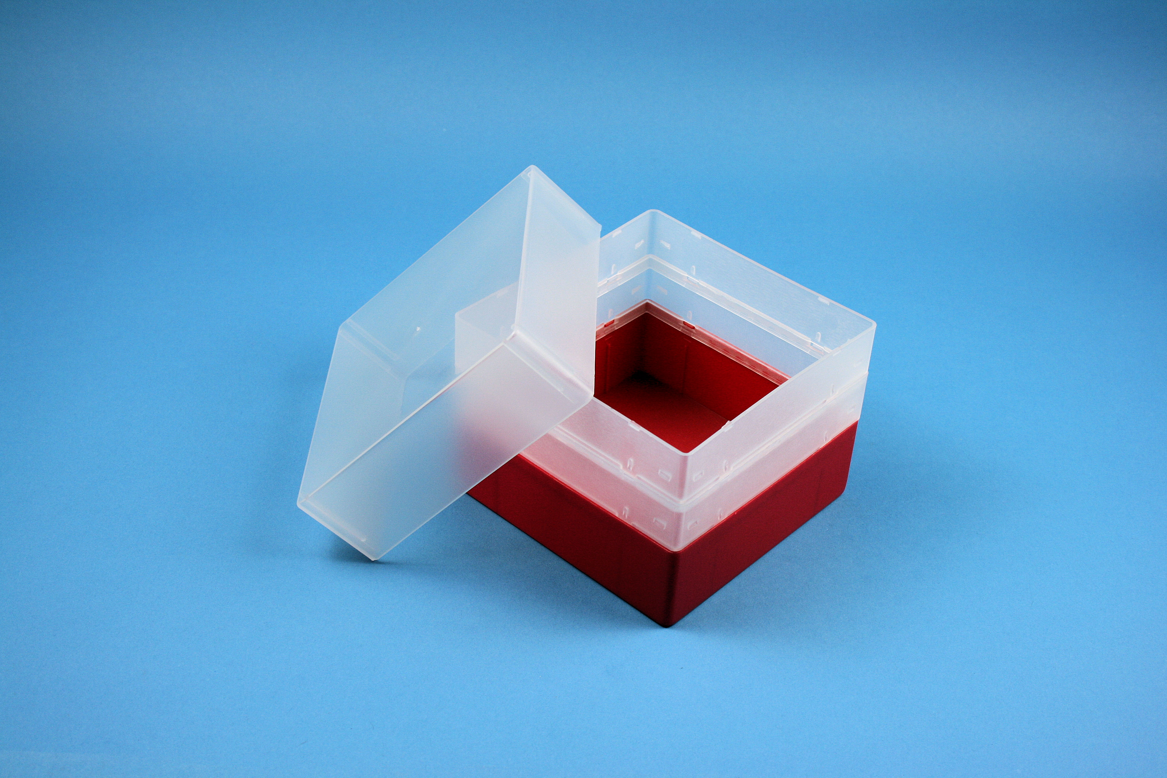 EPPi Box 128, 1x1, PP, rød, 128mm, fast