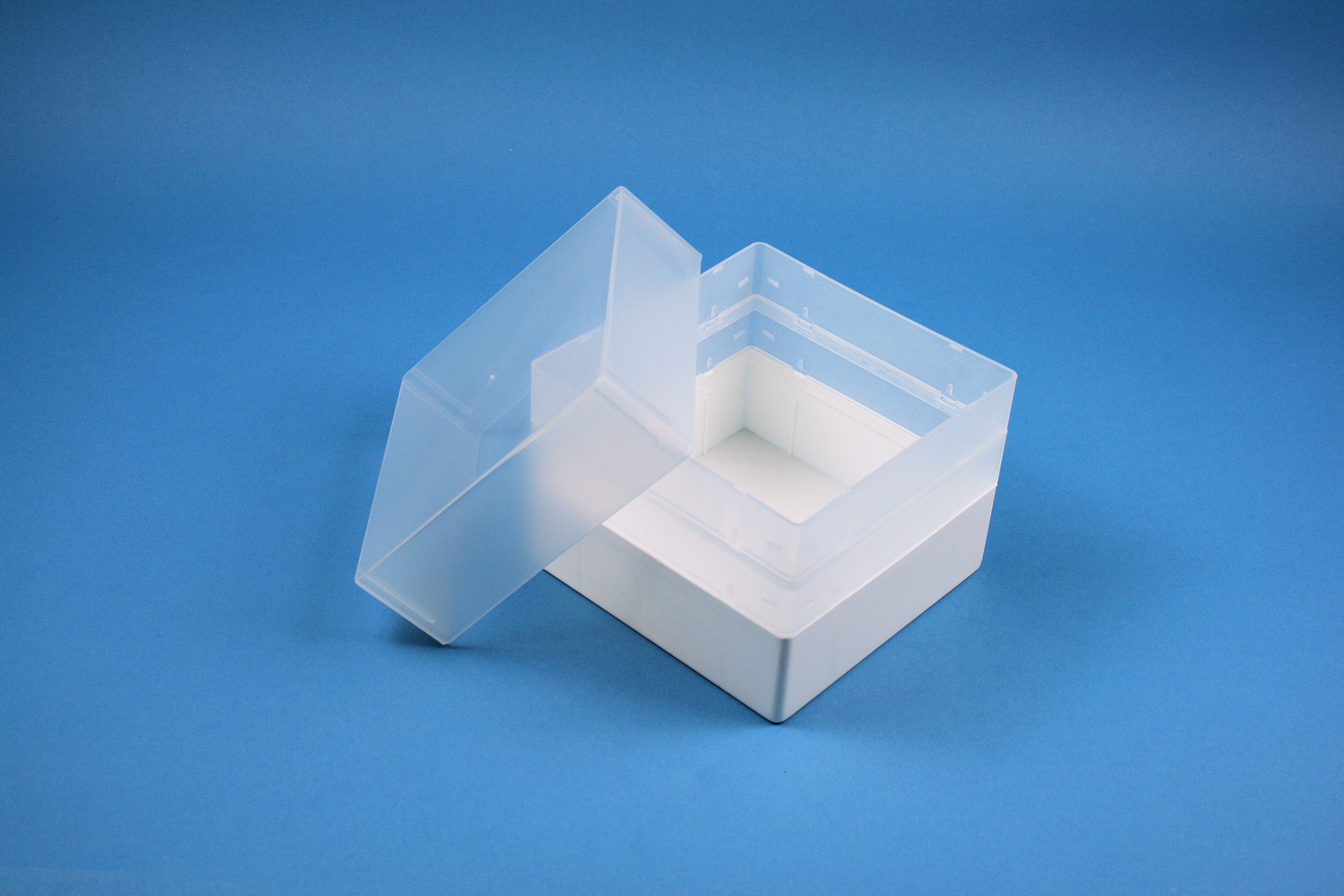 EPPi Box 128, 1x1, PP, hvid, 128mm, fast