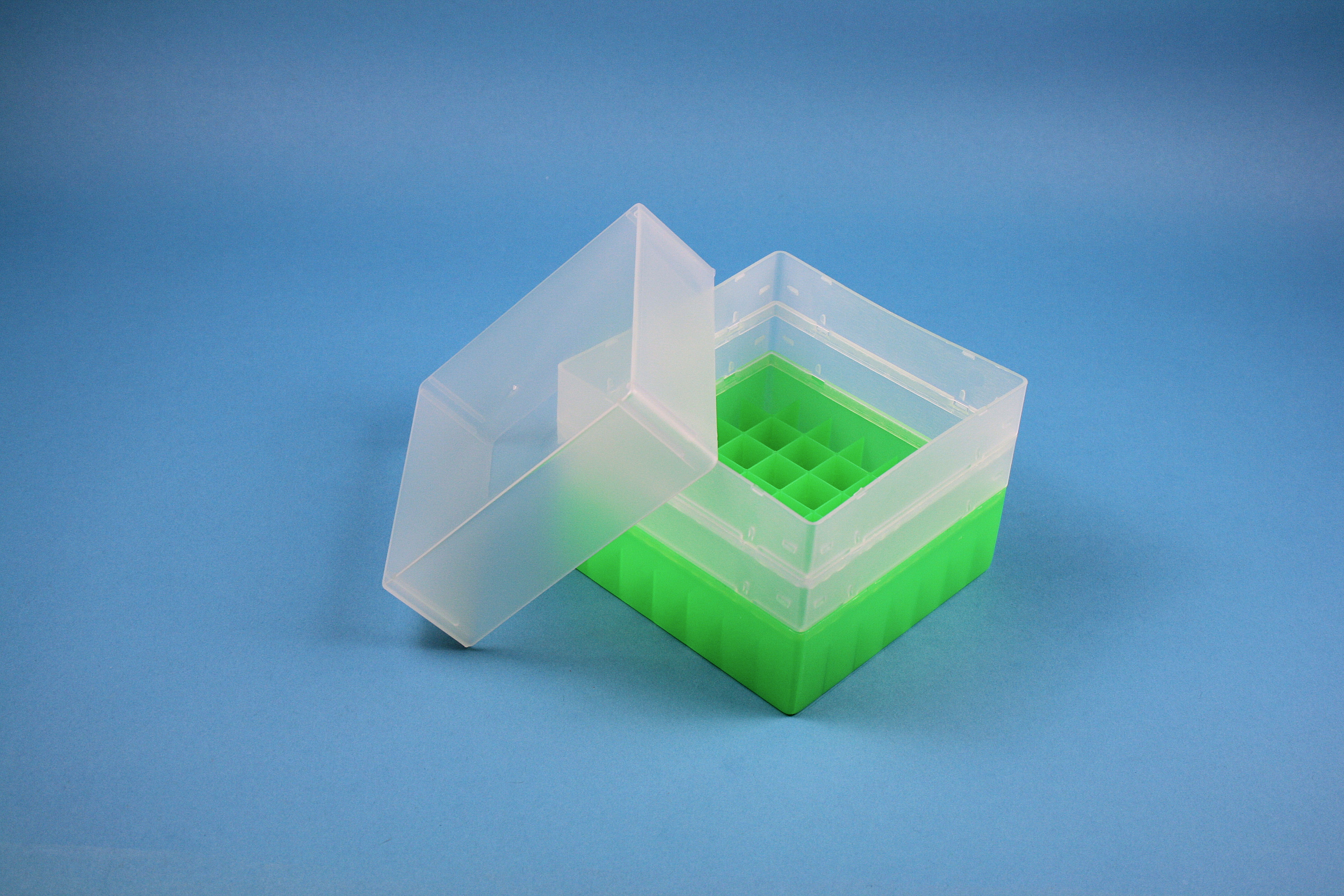 EPPi Box 128, 7x7, n-grøn, 128mm, fast, PP, 16,5mm