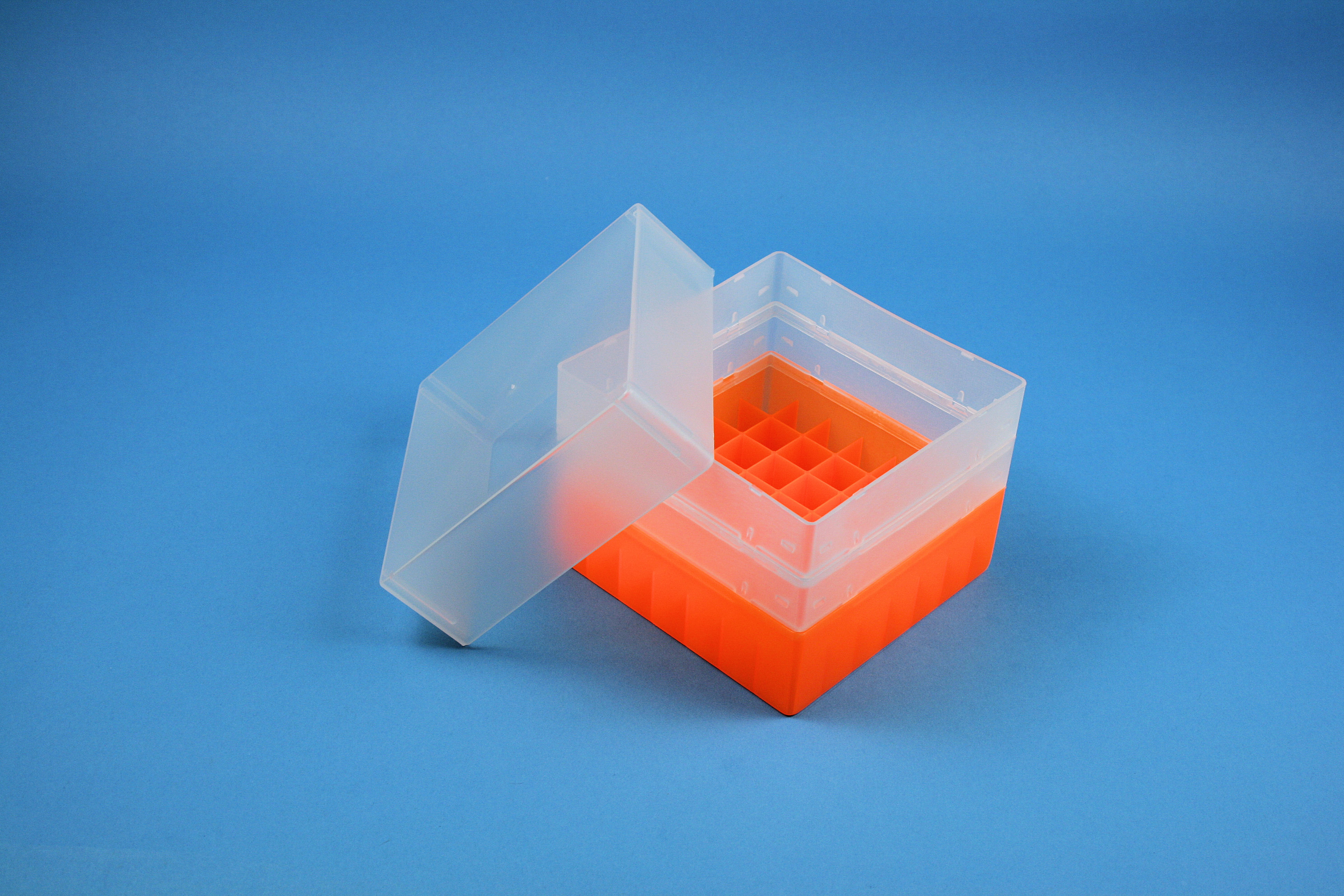 EPPi Box 128, 7x7, n-orange, 128mm, fast, PP, 16,5