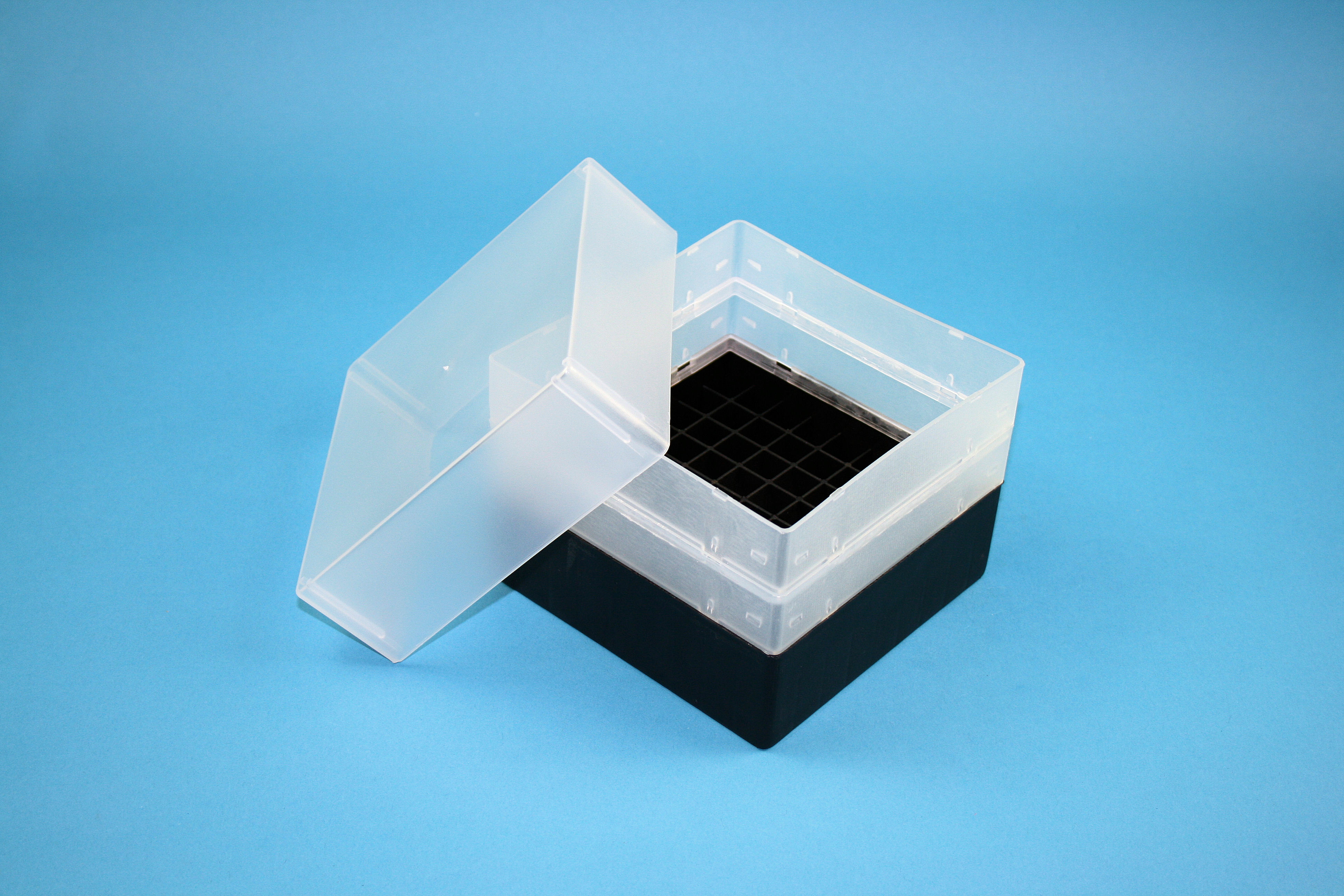 EPPi Box 128, 9x9, sort, 128mm, fast, PP, 12,5mm