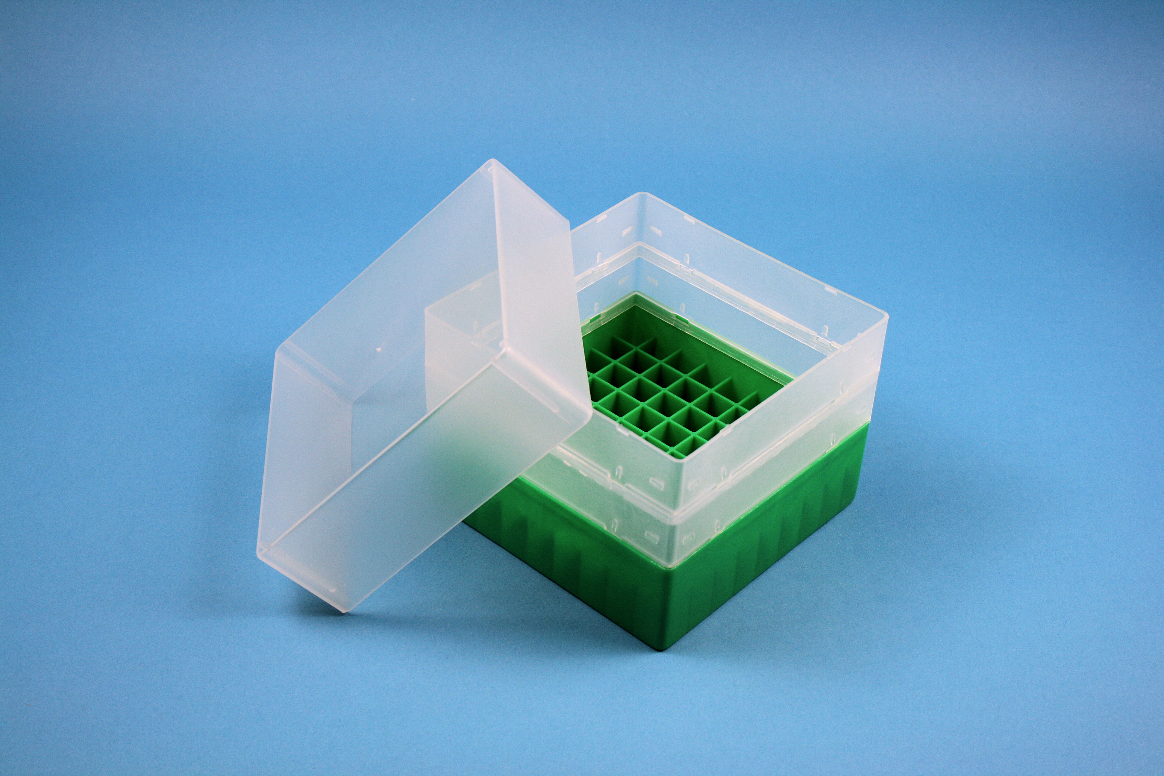 EPPi Box 128, 9x9, grøn, 128mm, fast, PP, 12,5mm