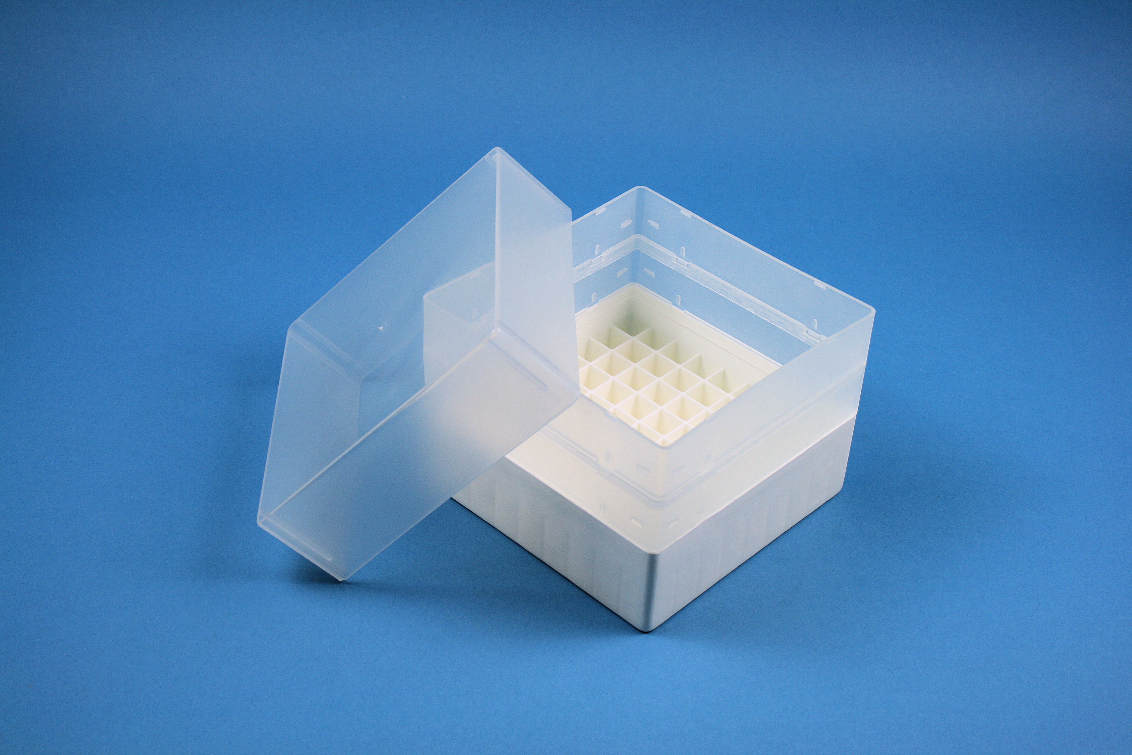 EPPi Box 128, 9x9, hvid, 128mm, fast, PP, 12,5mm